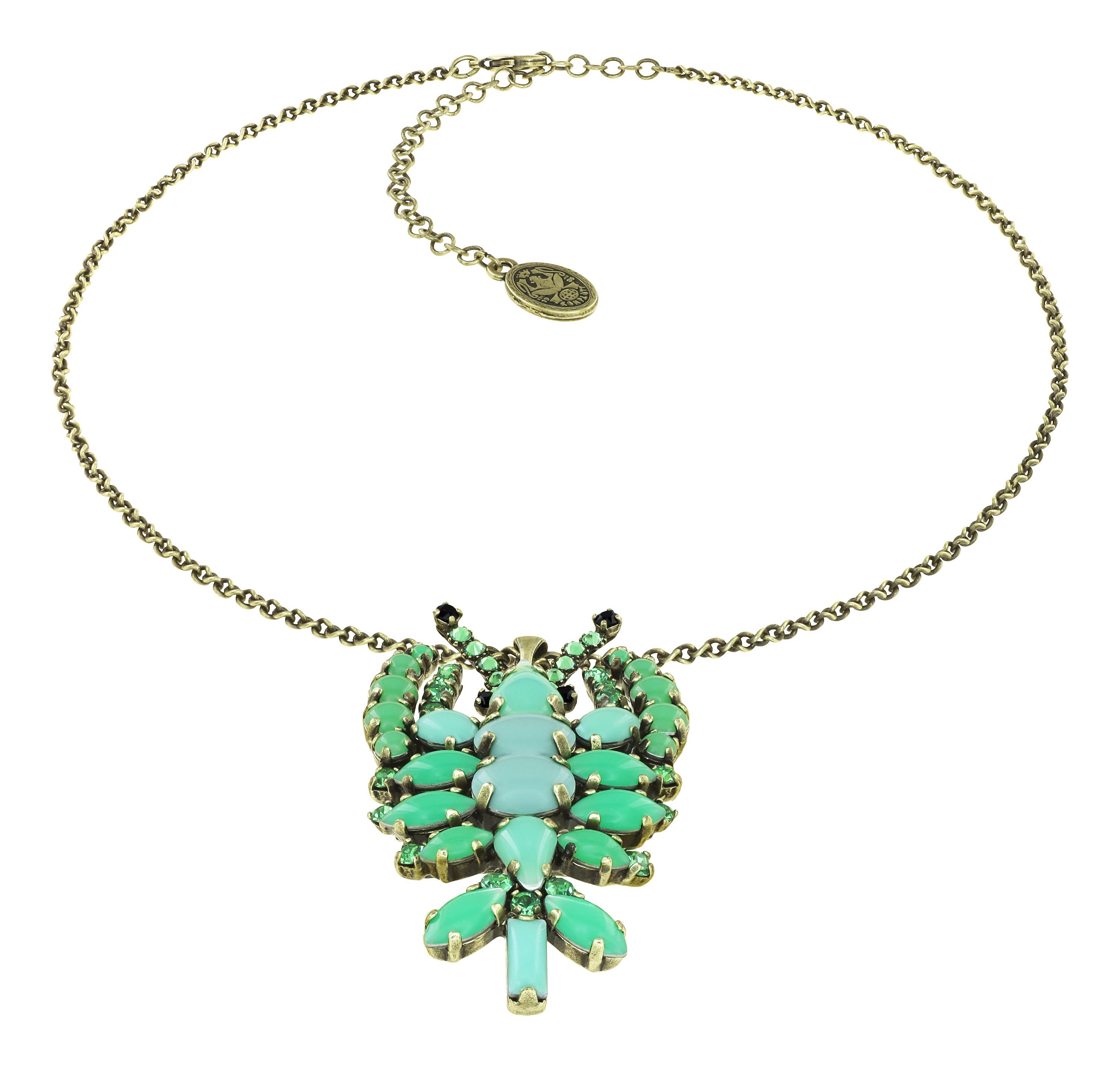 image for Necklace Pendant Beach to Bar Green  