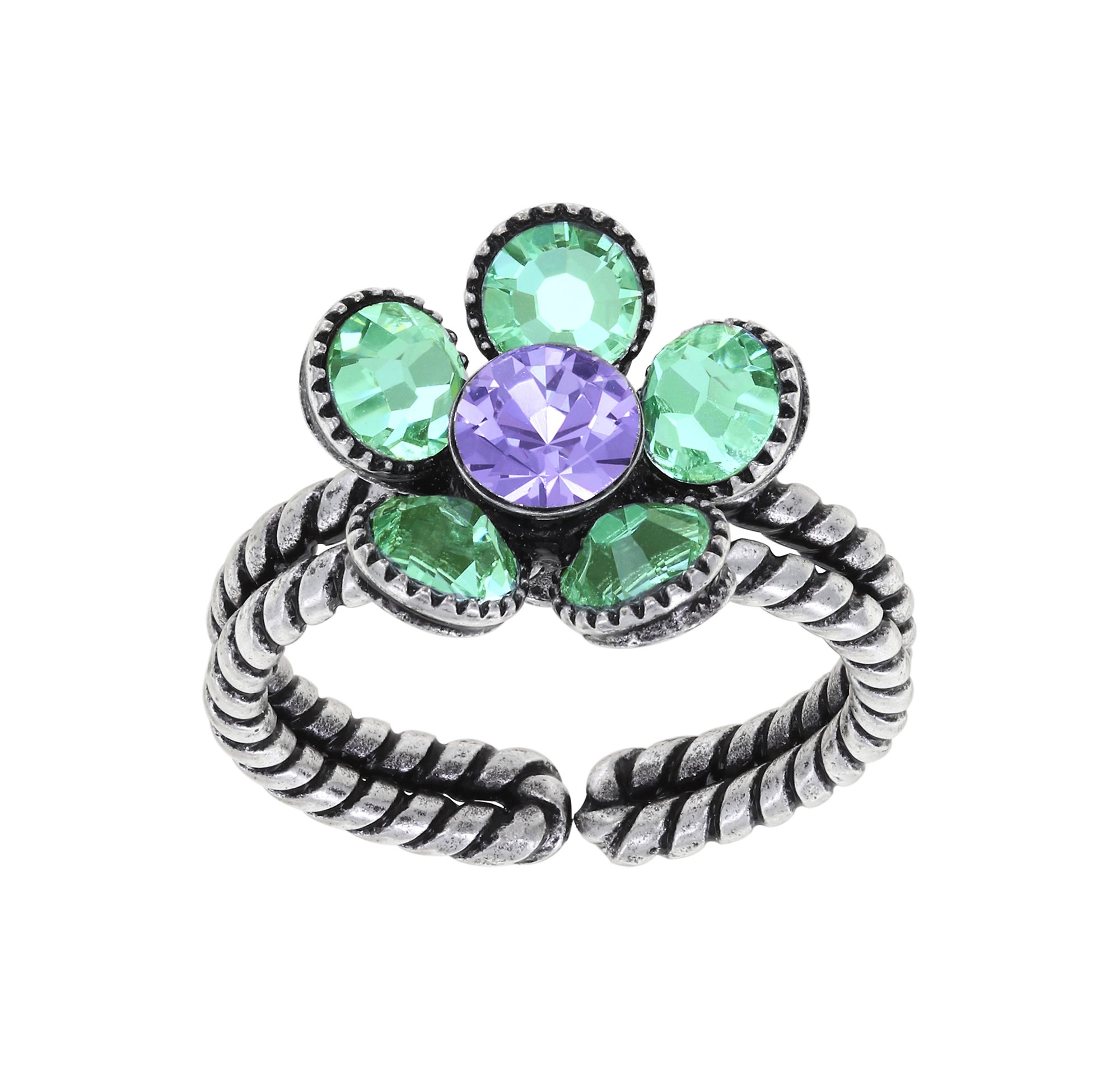 image for Ring Lost Garden Green / Lila  
