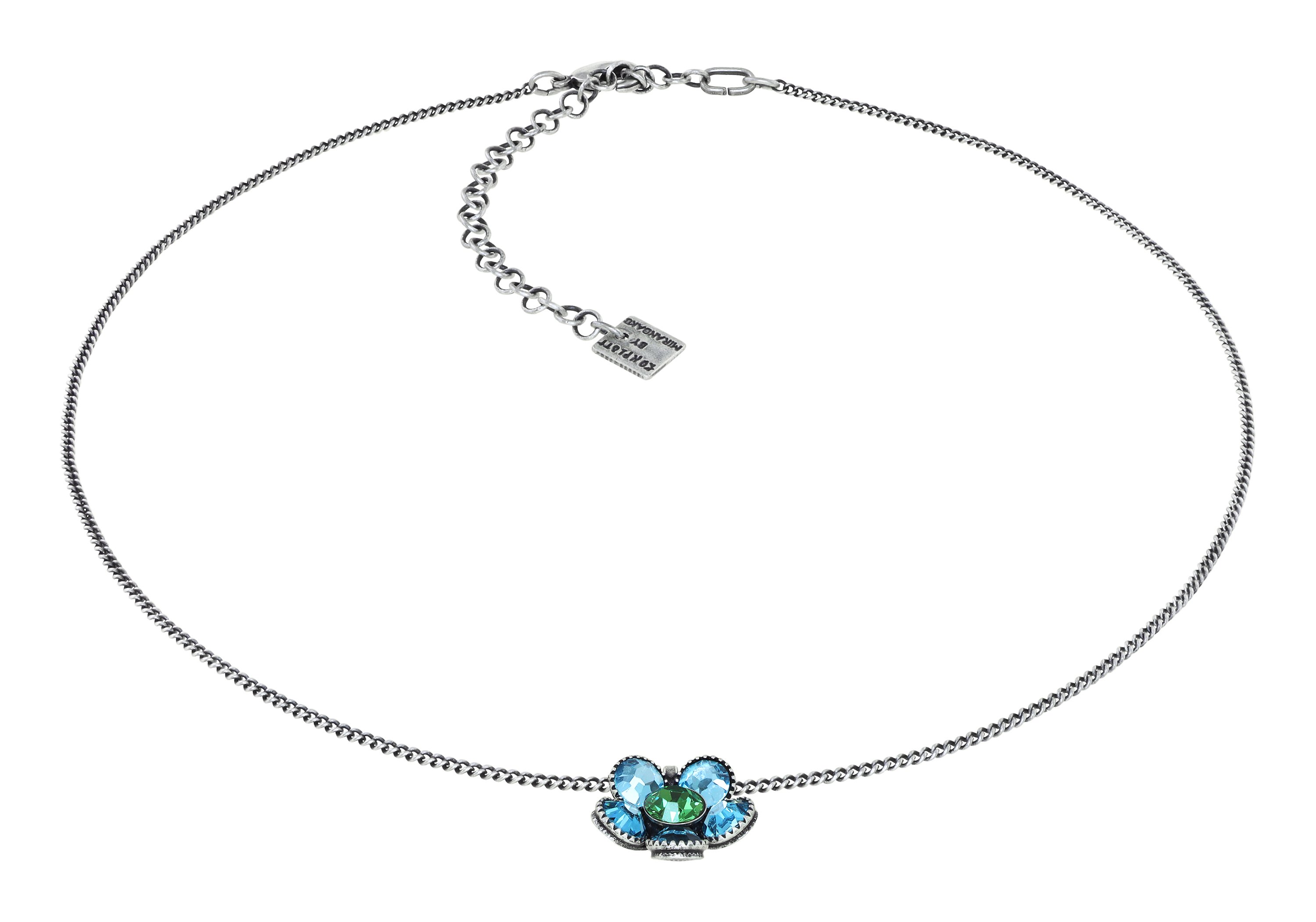 image pour Collier pendant Lost Garden Bleu / Vert  