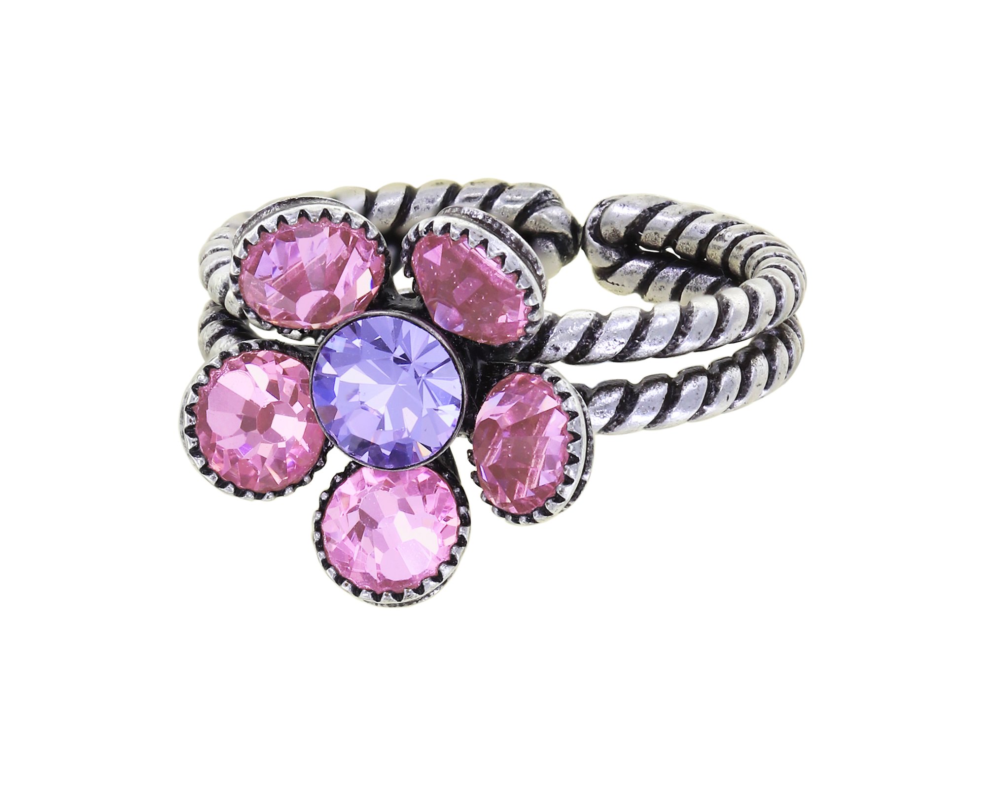 image pour Anneau Lost Garden Rose / Lila  