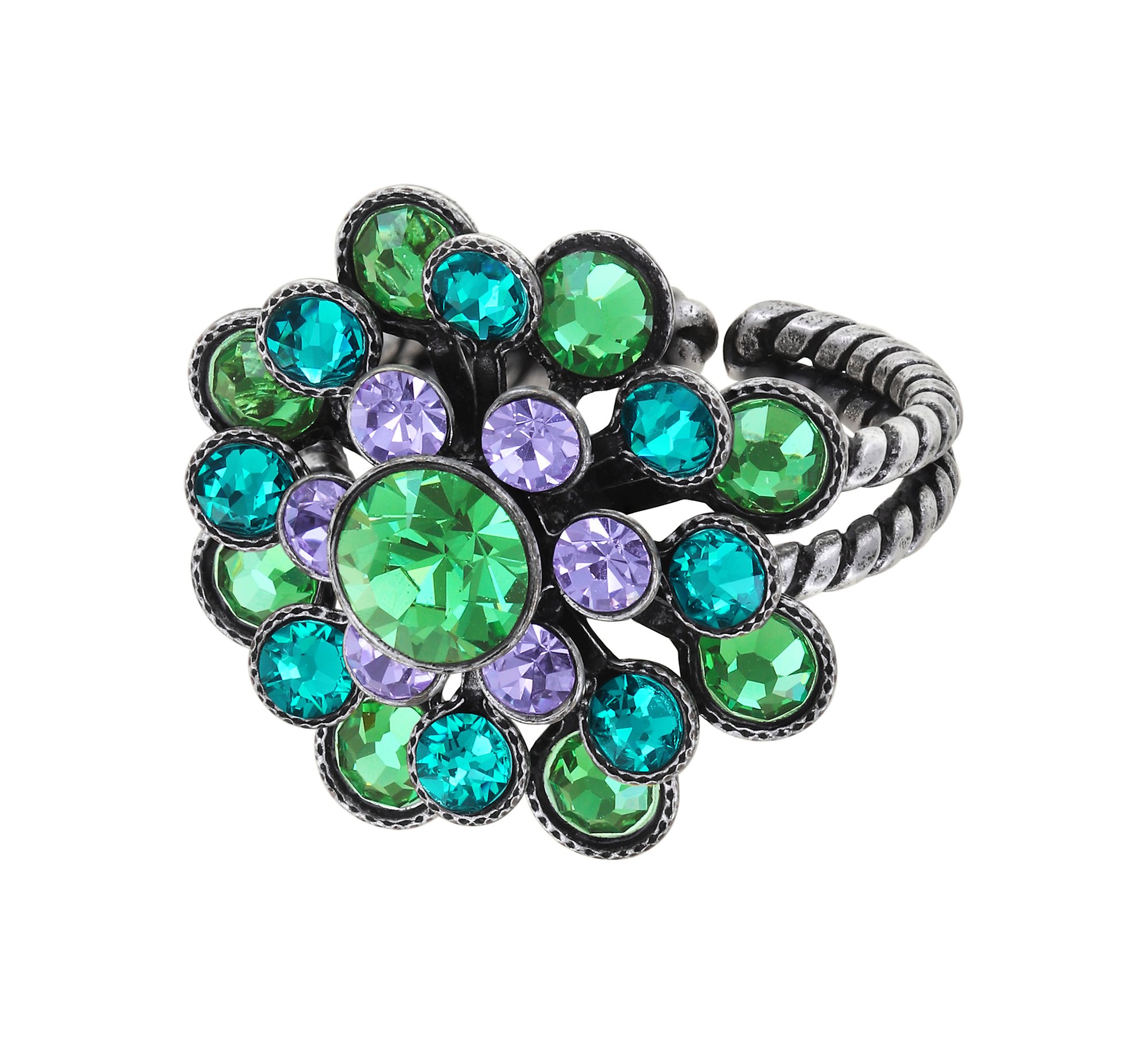 image for Ring Lost Garden Green / Lila  