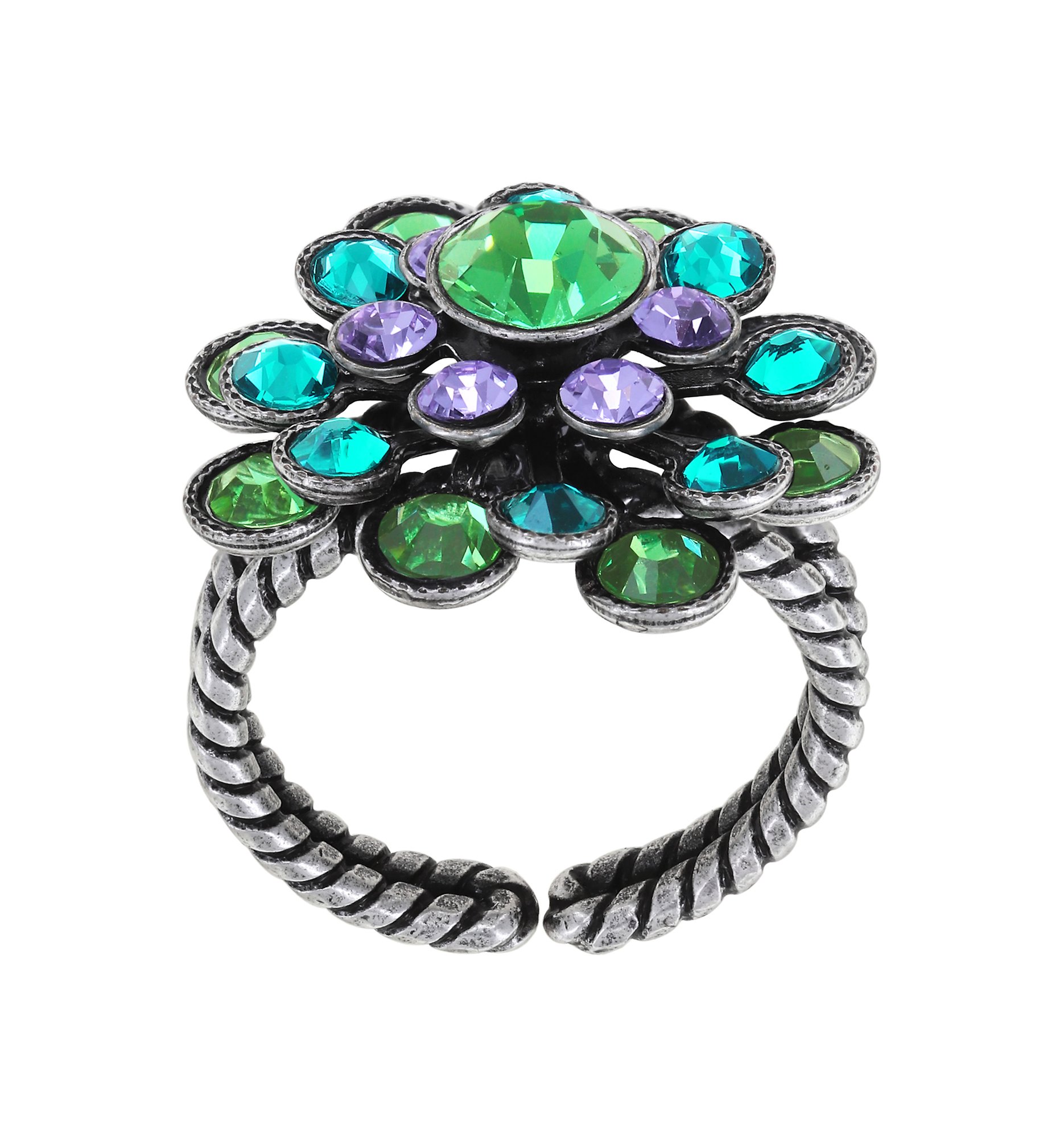 Bild für Ring Lost Garden Grün / Lila  