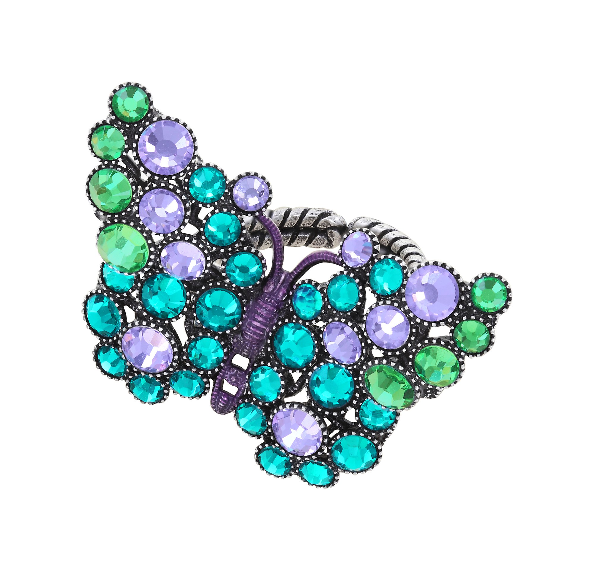 image for Ring Lost Garden Green / Lila  