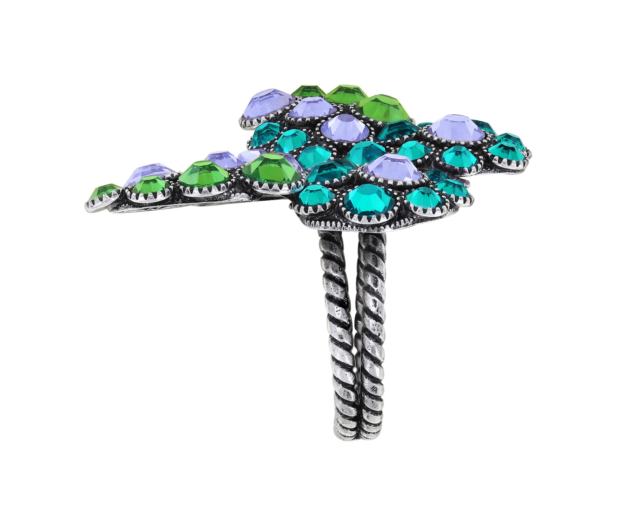 image for Ring Lost Garden Green / Lila  