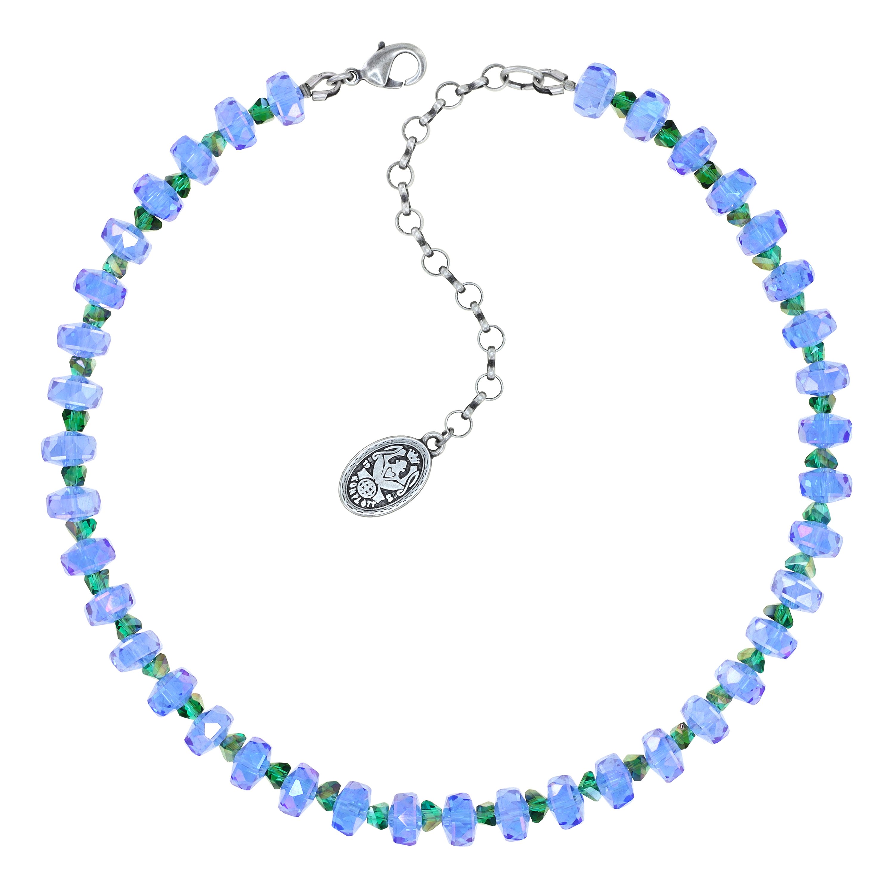 Bild für Halskette Bead Snake Jelly Blau  