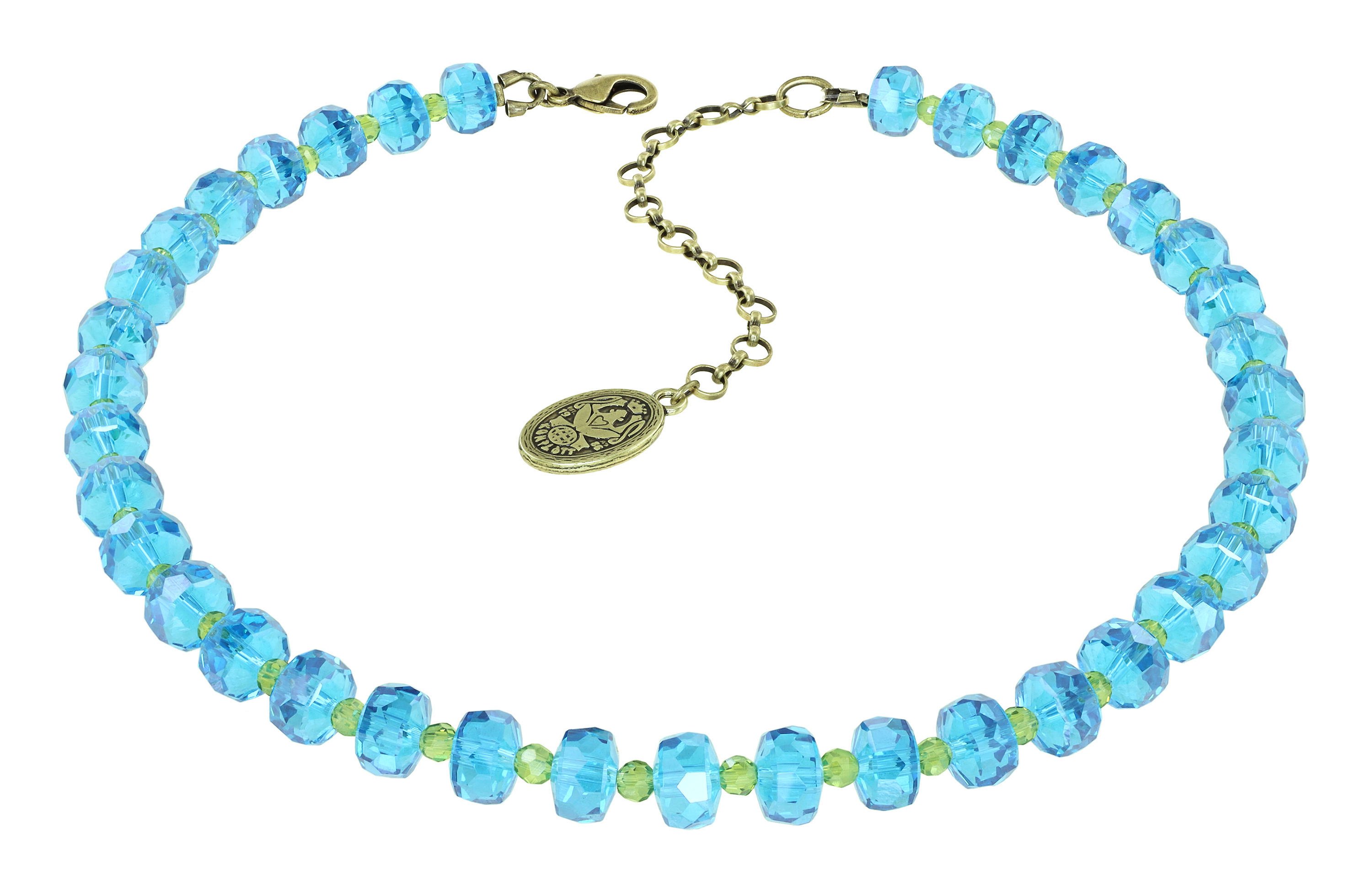 image pour Collier Bead Snake Jelly Vert  