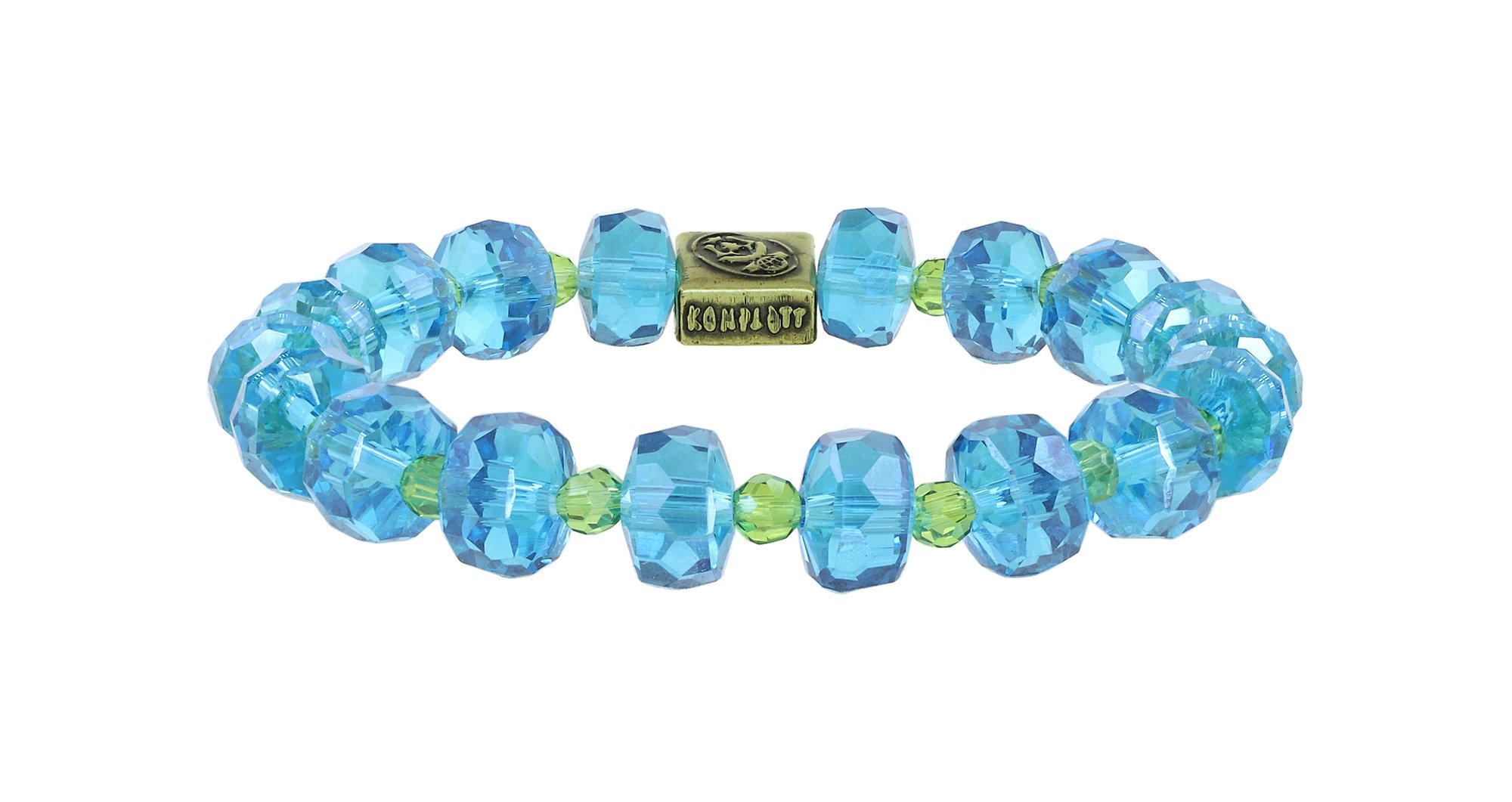 image for Bracelet Elastic Bead Snake Jelly Green  