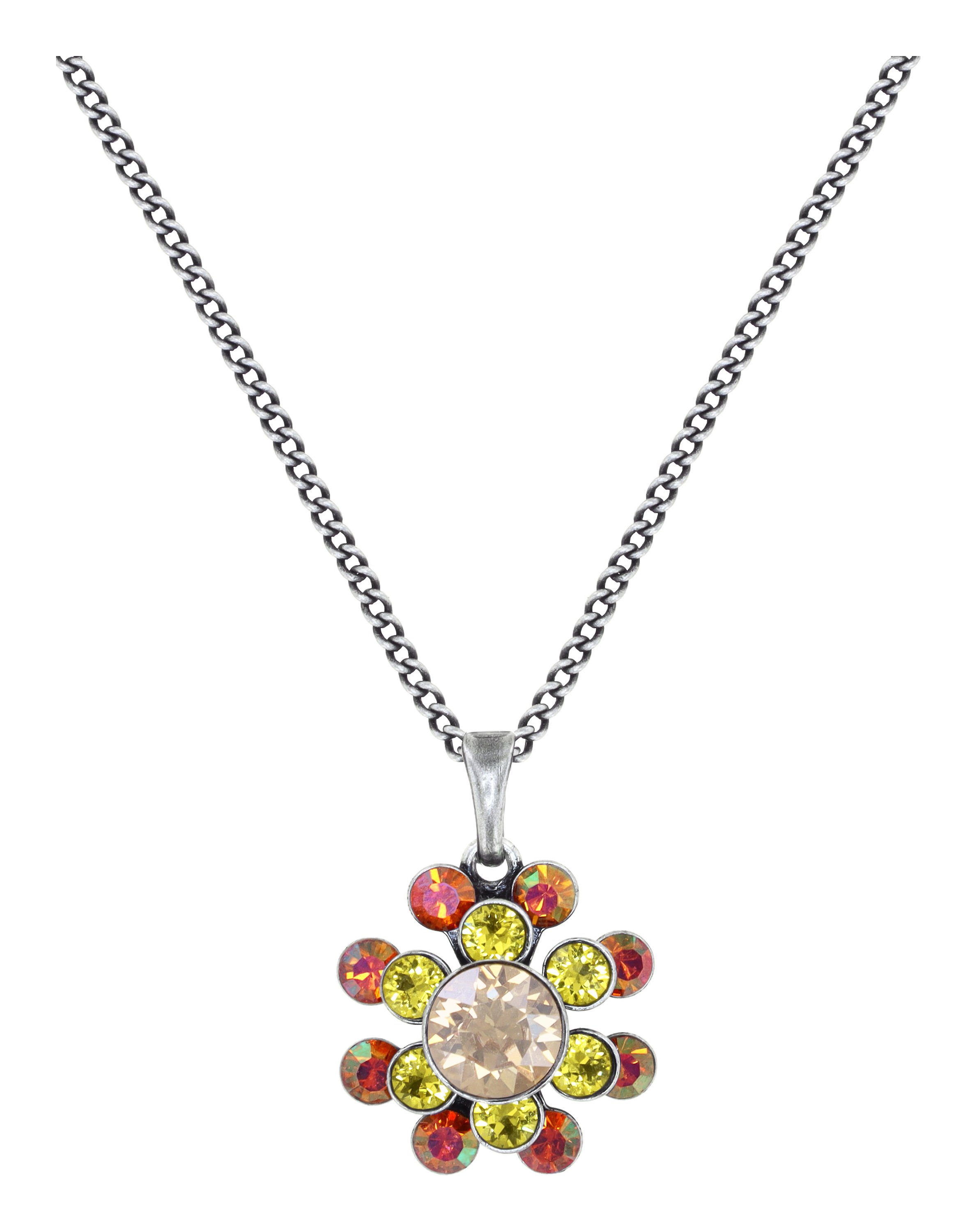 image for Necklace Pendant Lost Garden Brown  