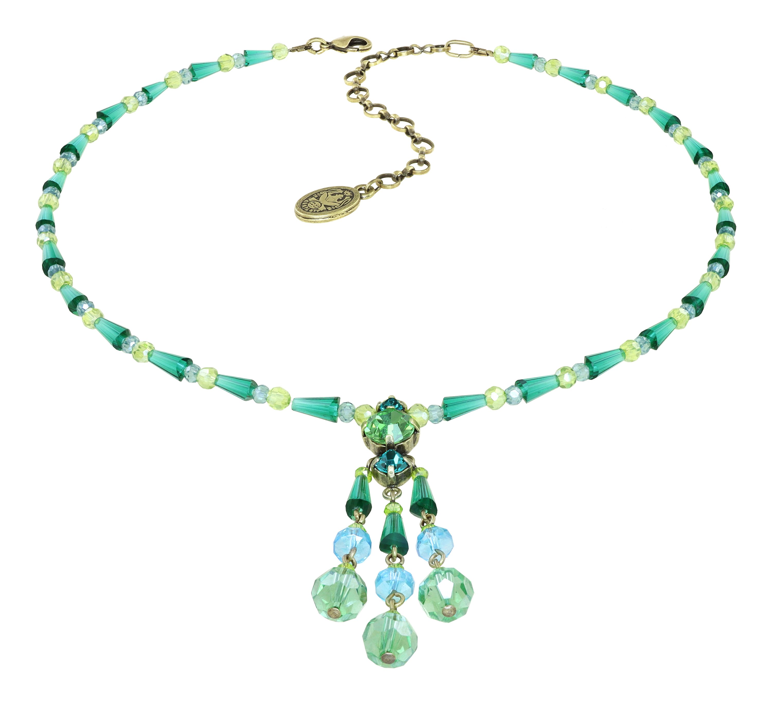 image for Necklace Bead Snake Jelly Green  