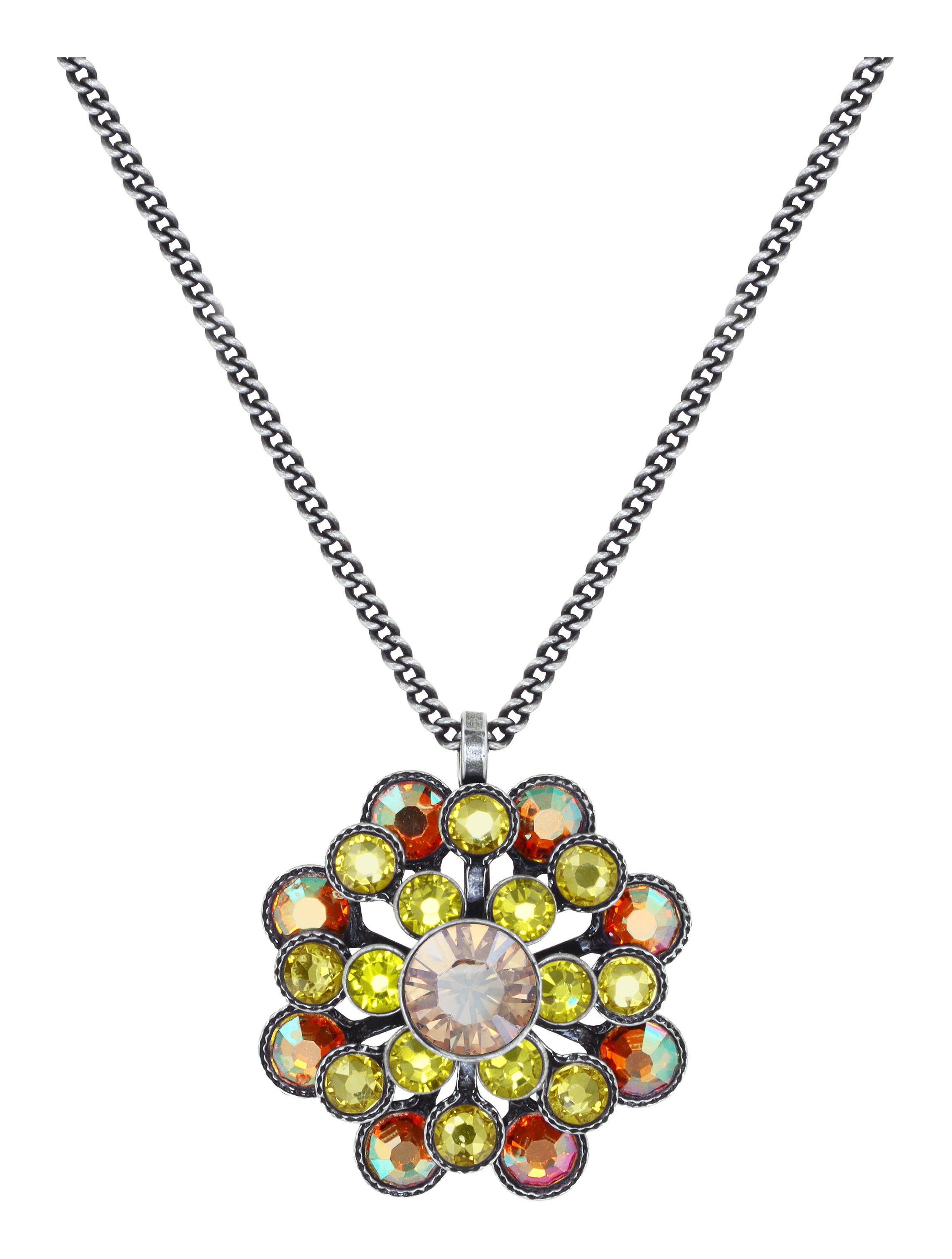 image for Necklace Pendant Lost Garden Brown  
