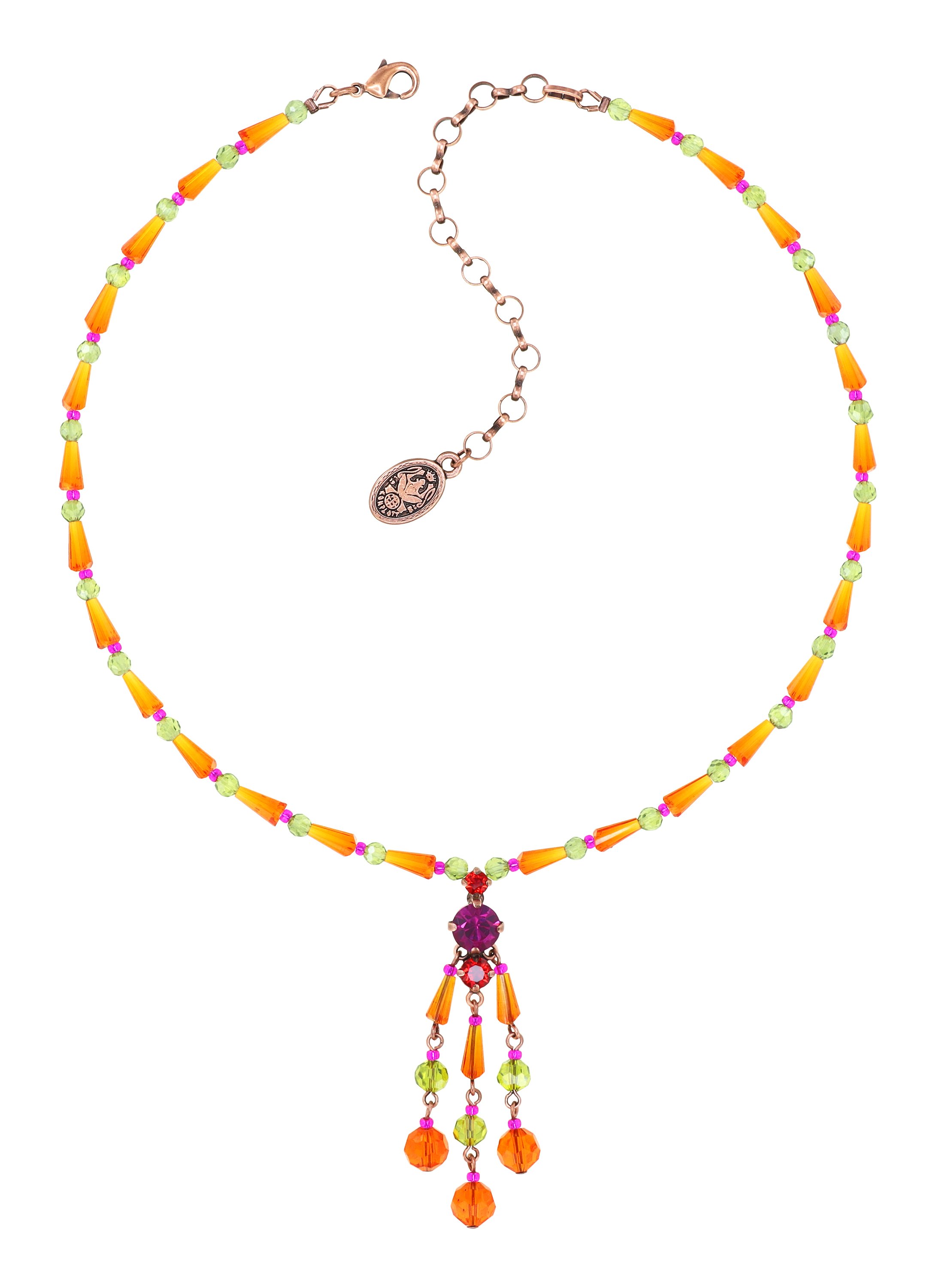 image pour Collier Bead Snake Jelly Multi  