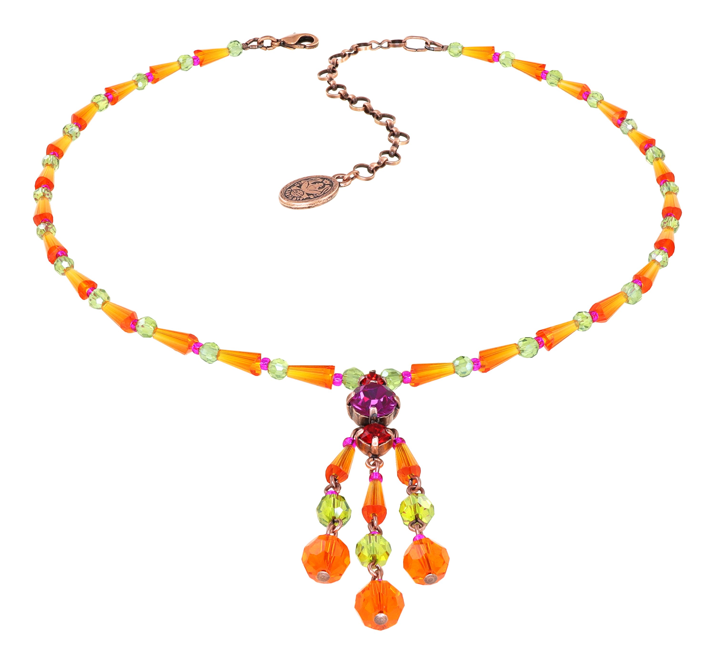 image pour Collier Bead Snake Jelly Multi  