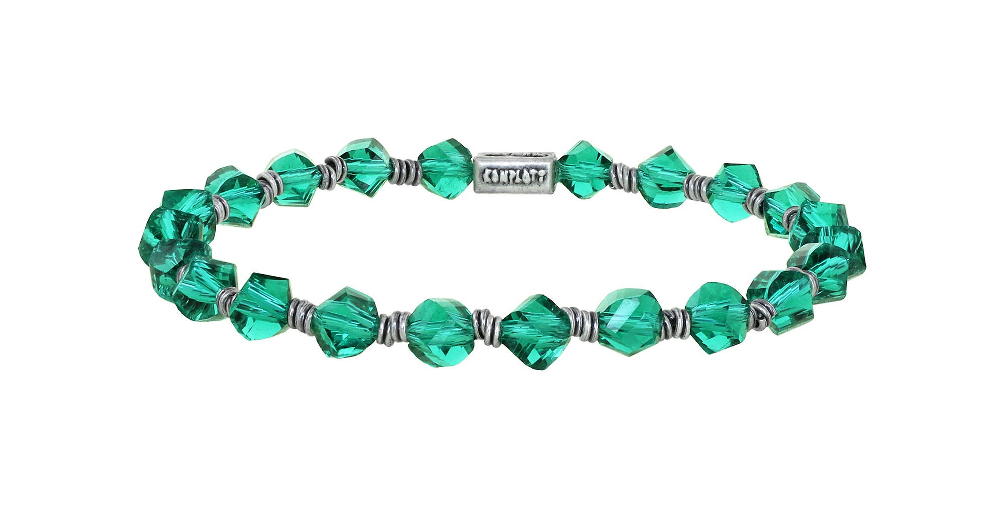 image pour Bracelet élastique Petit Glamour d´Afrique Vert  