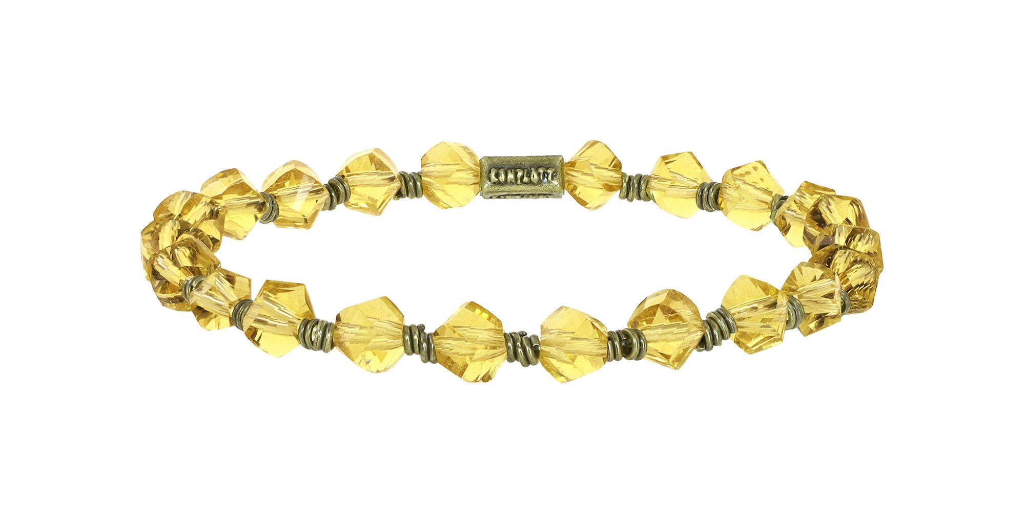 Bild für Armband elastisch Petit Glamour d´Afrique Gelb  