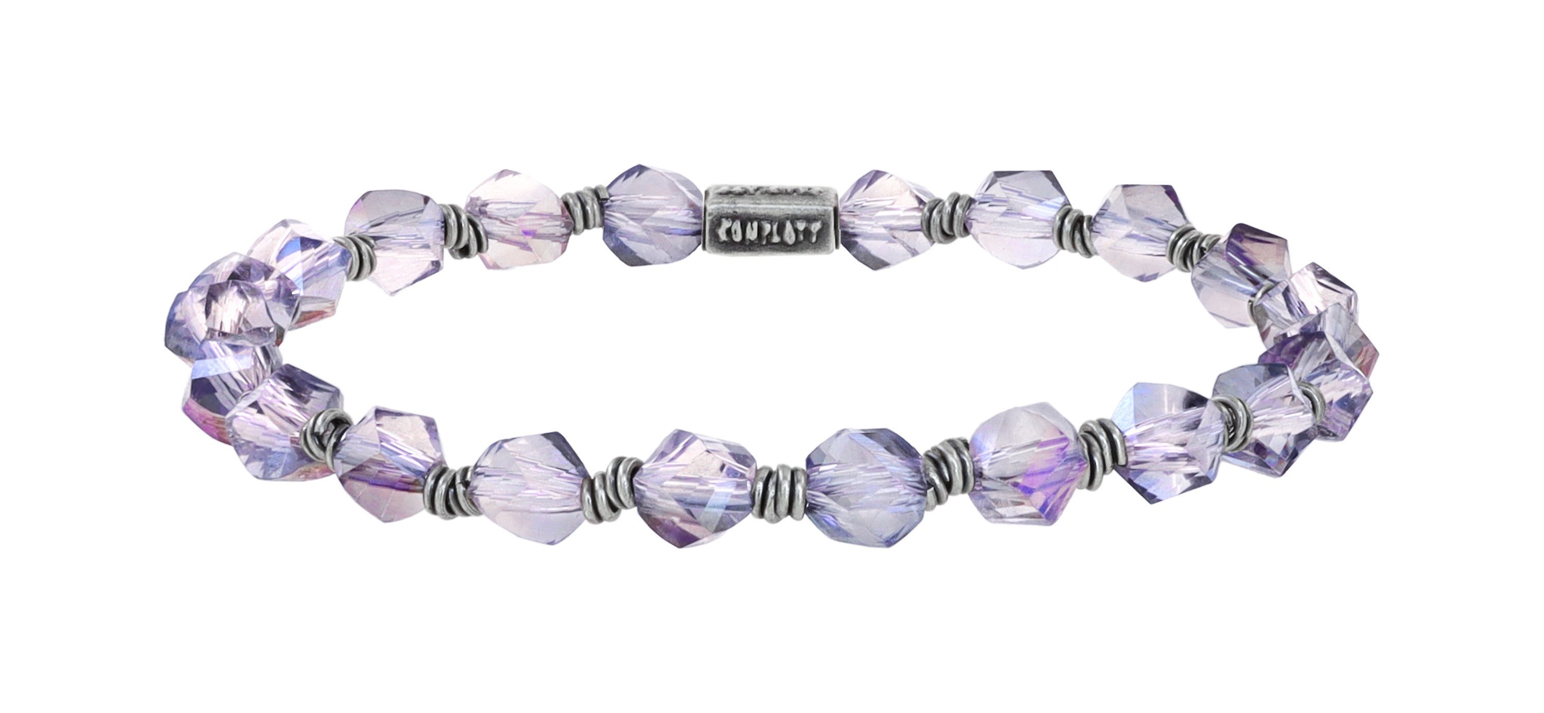 image pour Bracelet élastique Petit Glamour d´Afrique Lila  