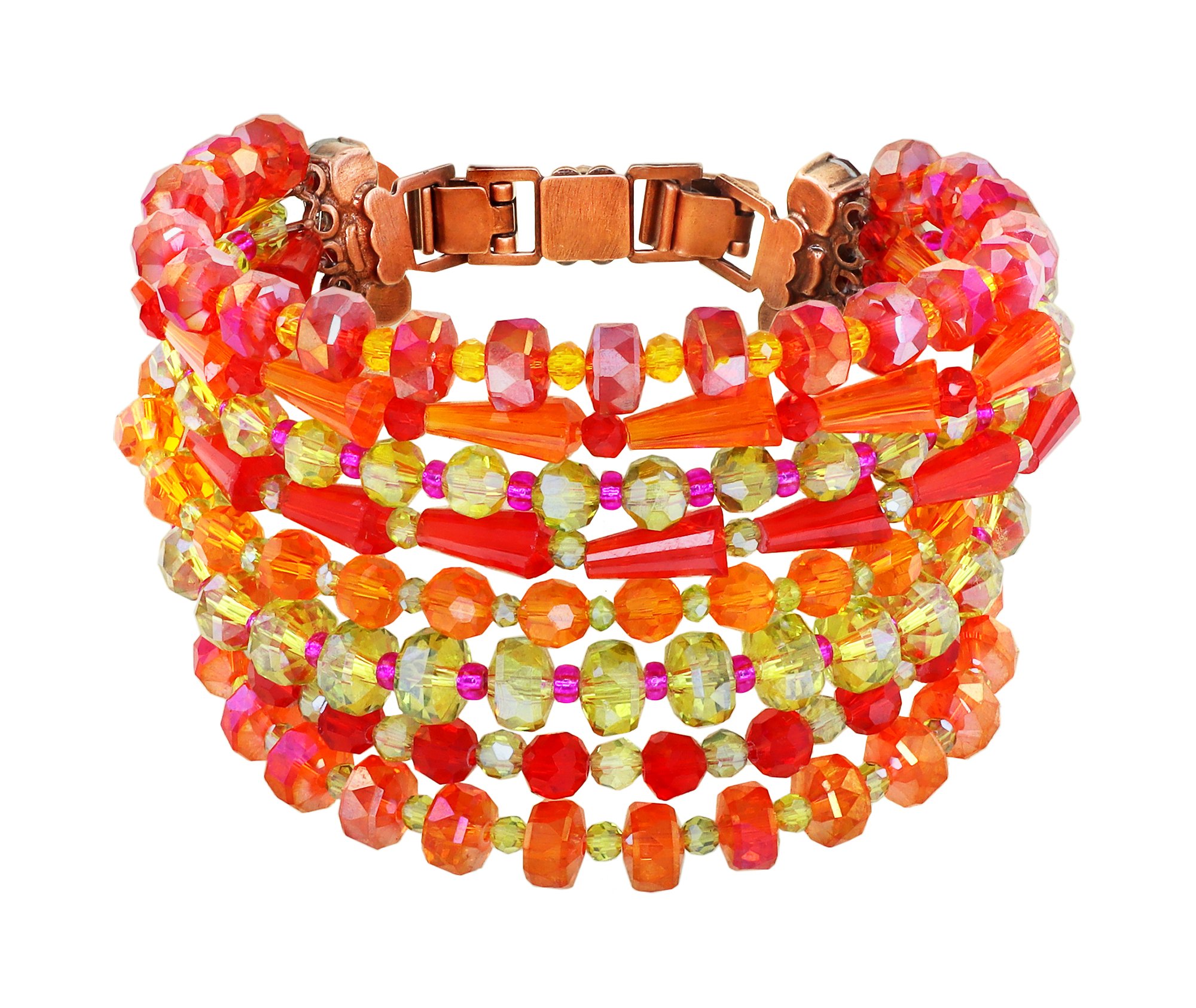 Bild für Armband Bead Snake Jelly Multi  