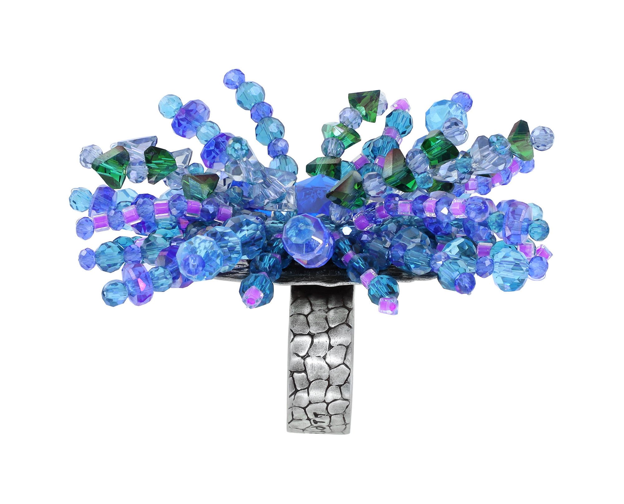 image for Ring Bead Snake Jelly Blue  