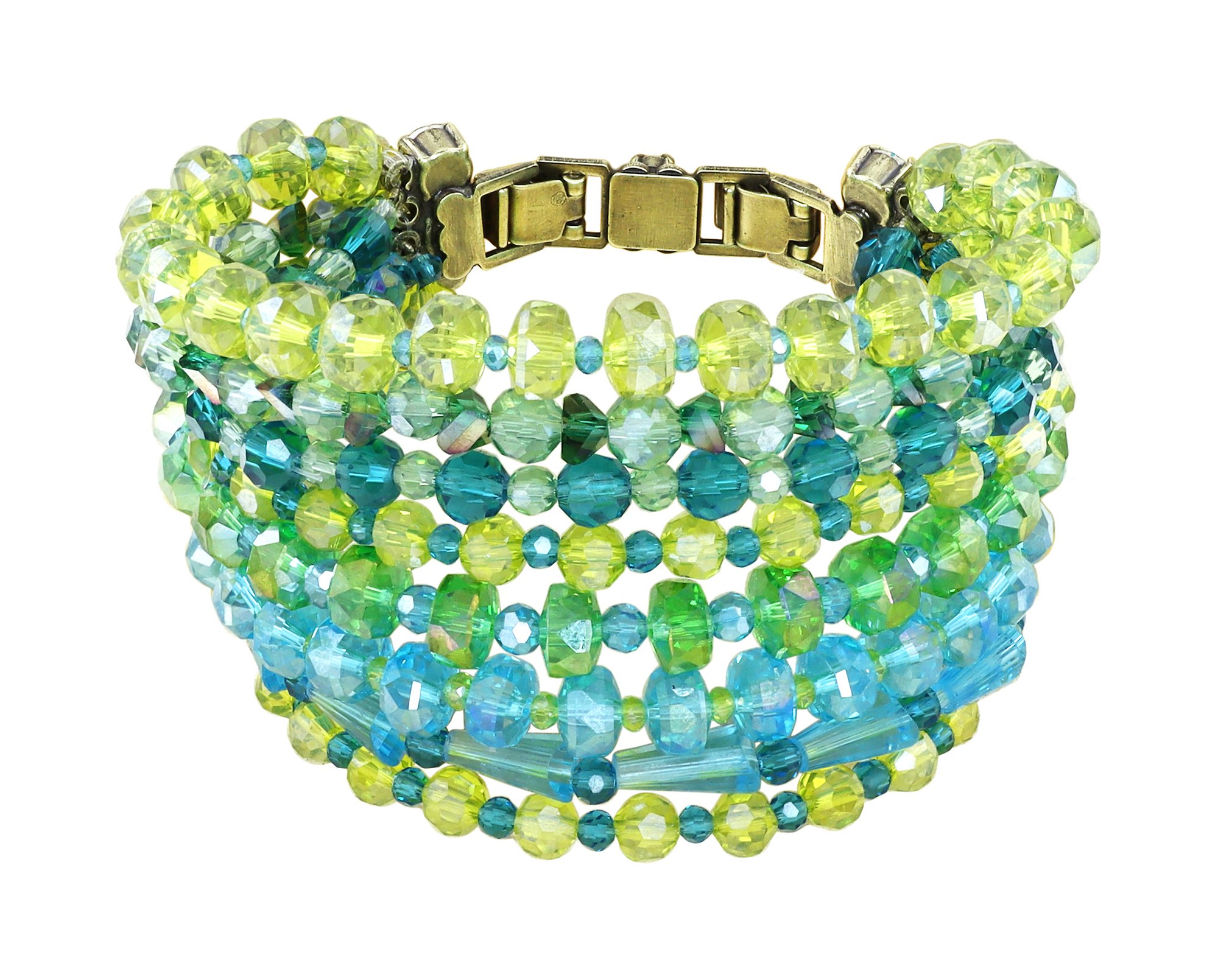 image for Bracelet Bead Snake Jelly Green  