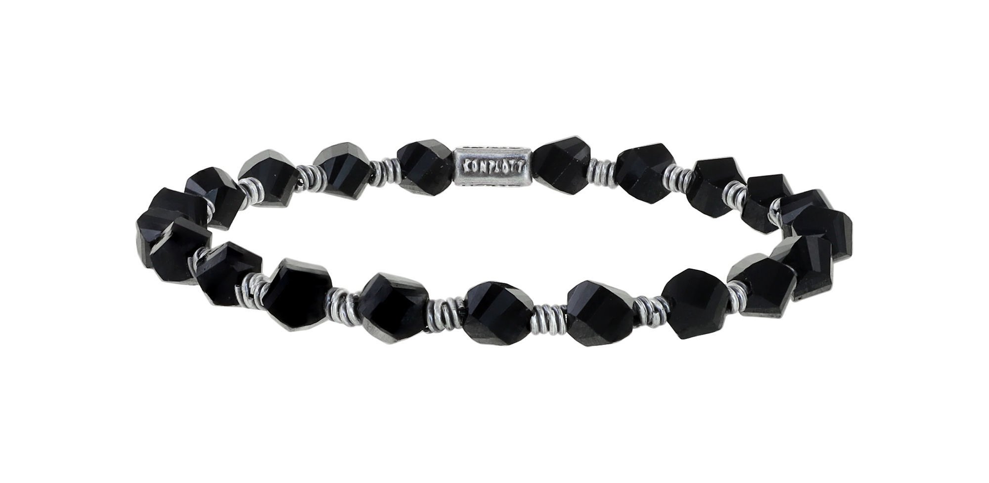 image pour Bracelet élastique Petit Glamour d´Afrique Noir  