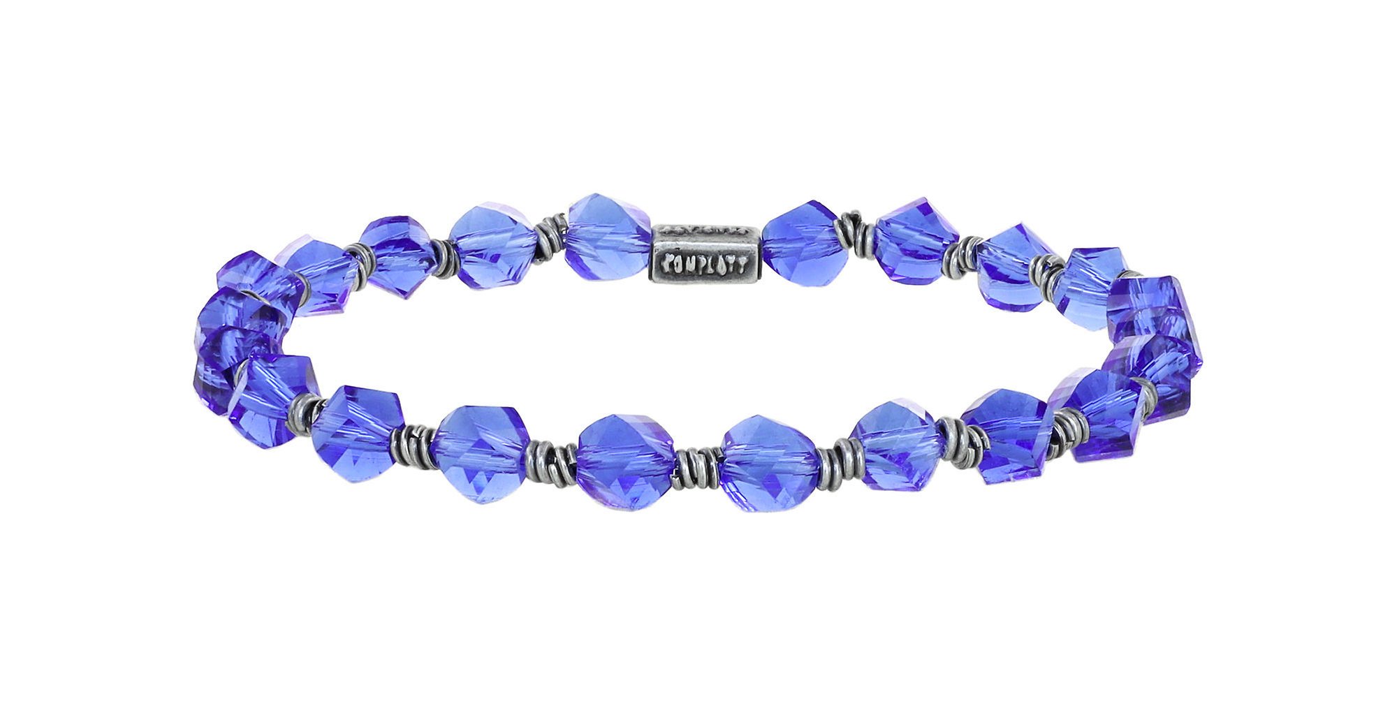 Bild für Armband elastisch Petit Glamour d´Afrique Blau  