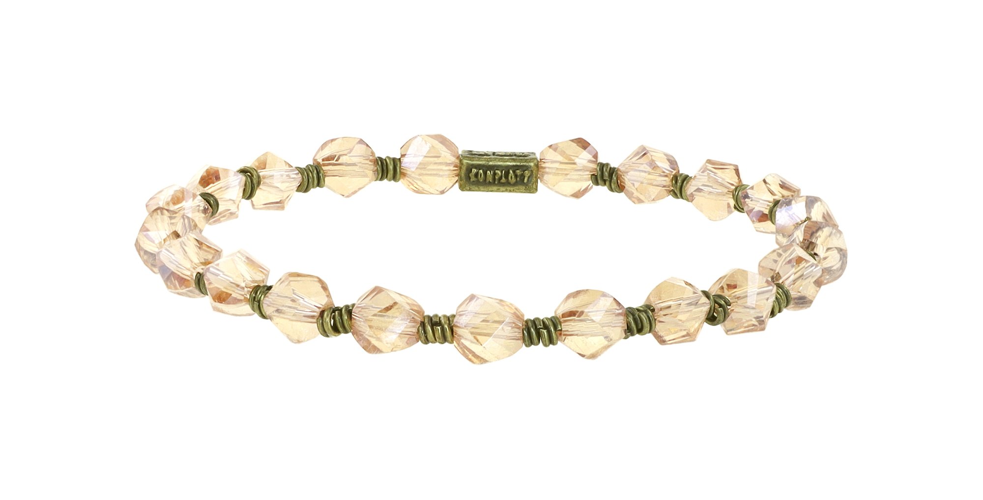 Bild für Armband elastisch Petit Glamour d´Afrique Beige  