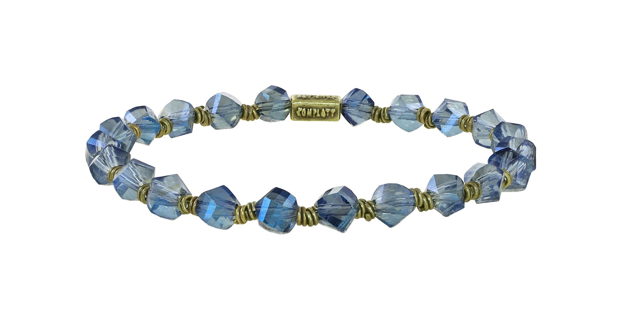 Bild für Armband elastisch Petit Glamour d´Afrique Grau  