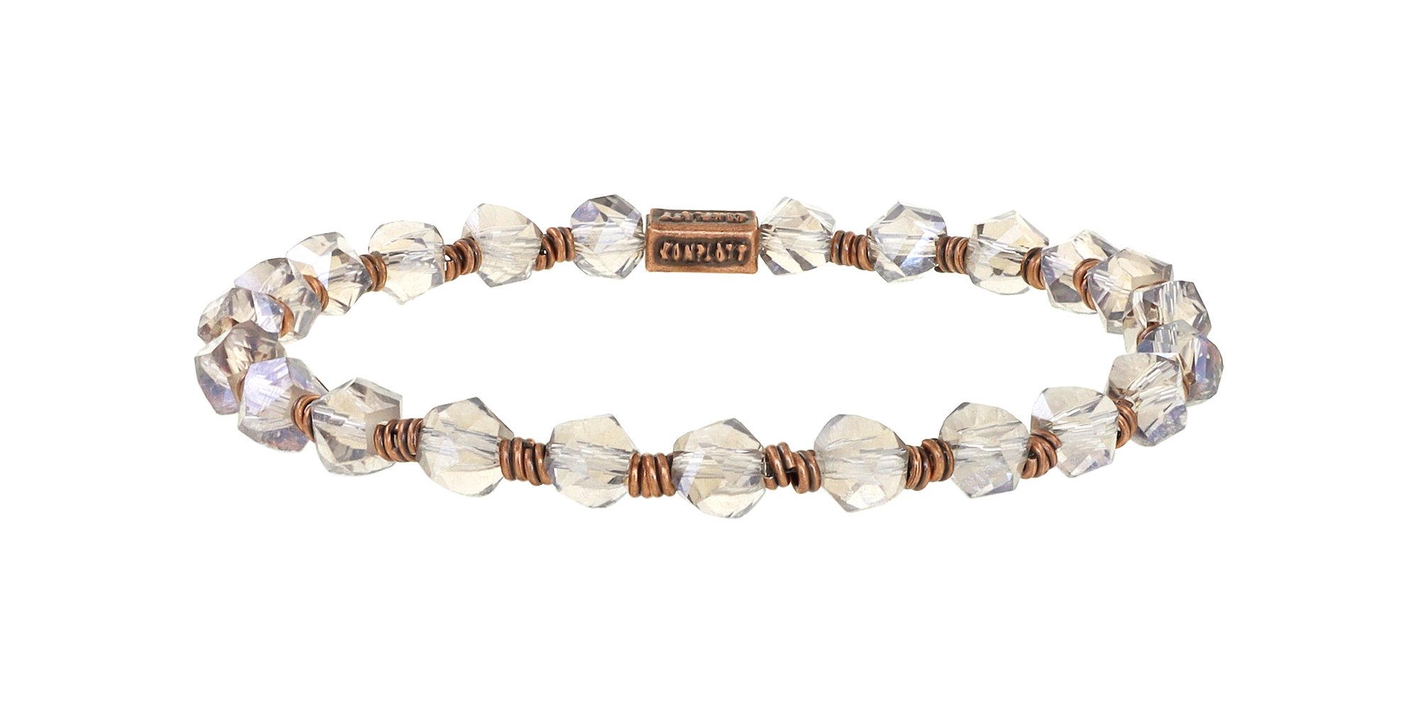 image for Bracelet elastic Petit Glamour d´Afrique Beige  