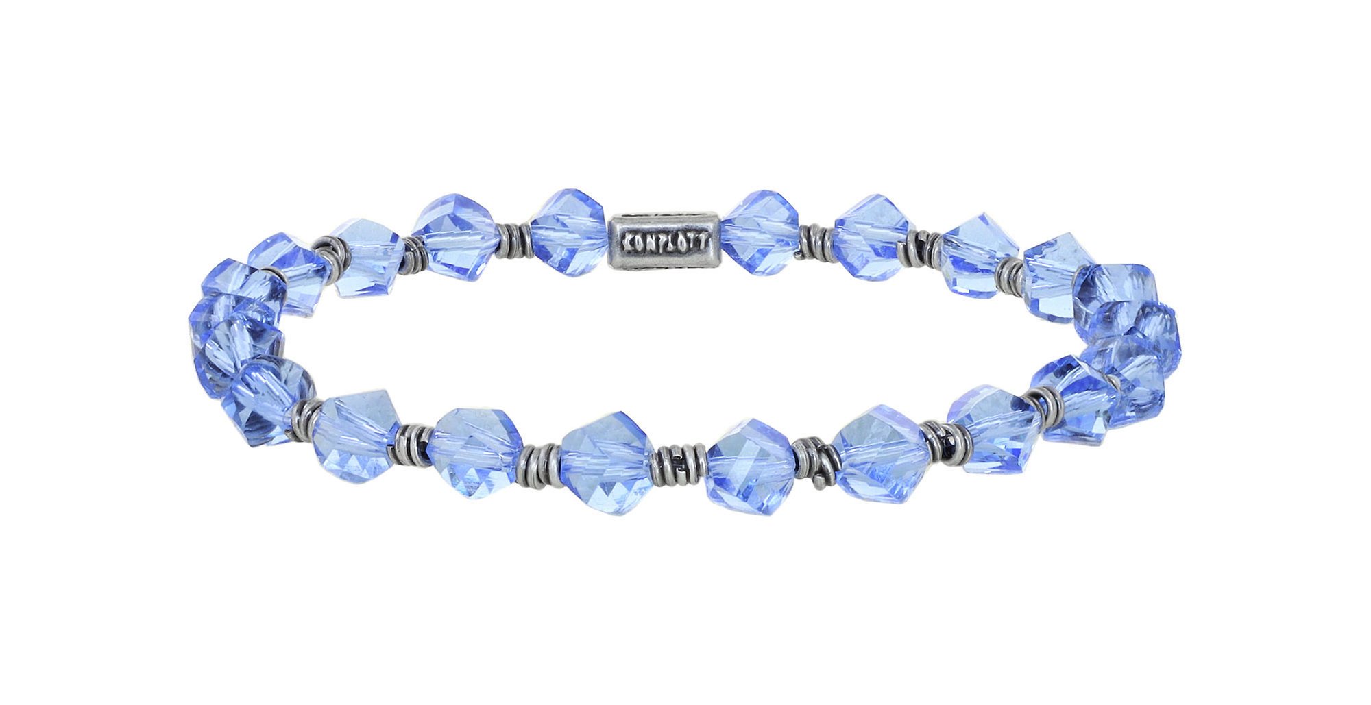 Bild für Armband elastisch Petit Glamour d´Afrique Blau  