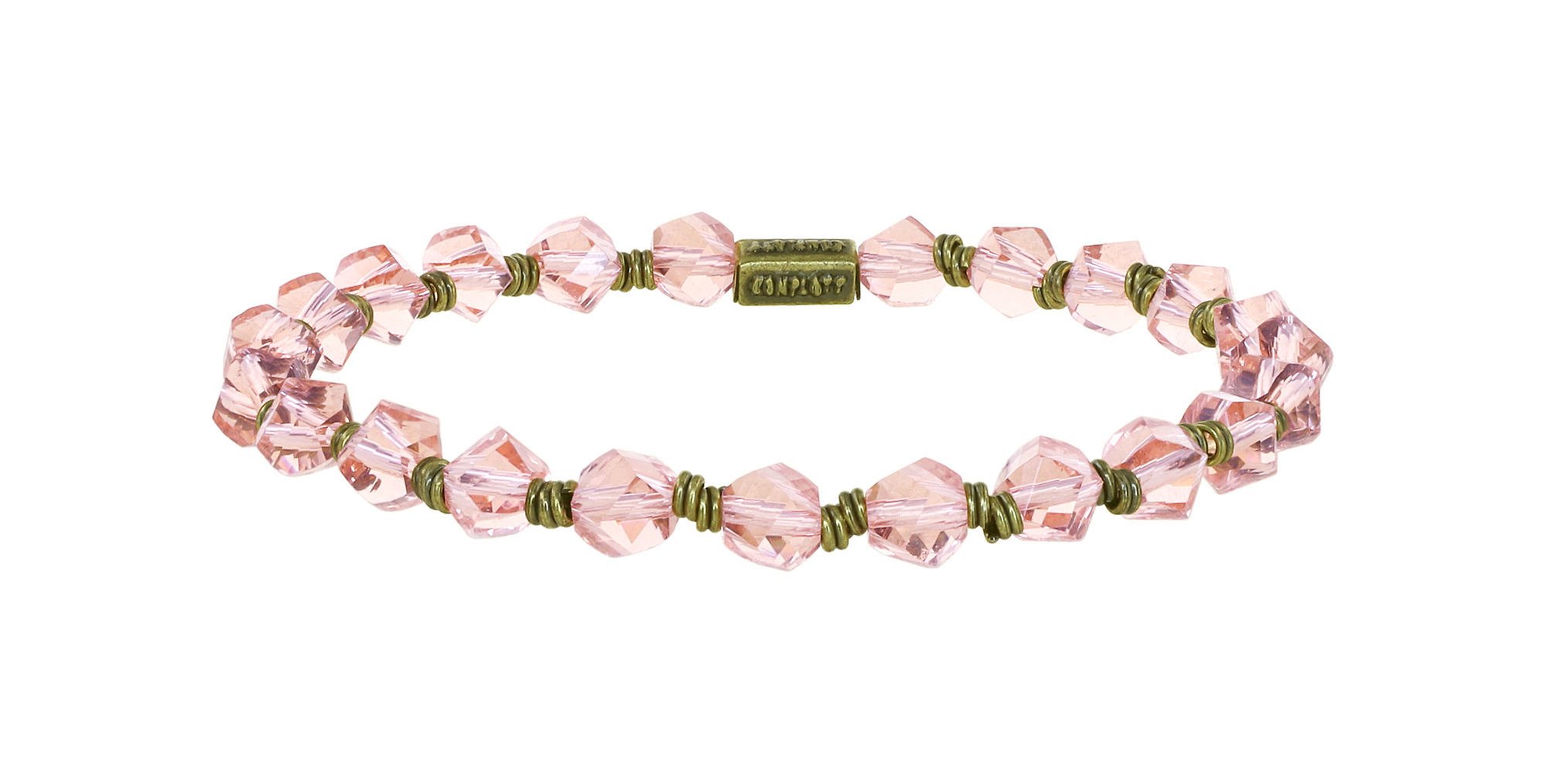 image pour Bracelet élastique Petit Glamour d´Afrique Rose  