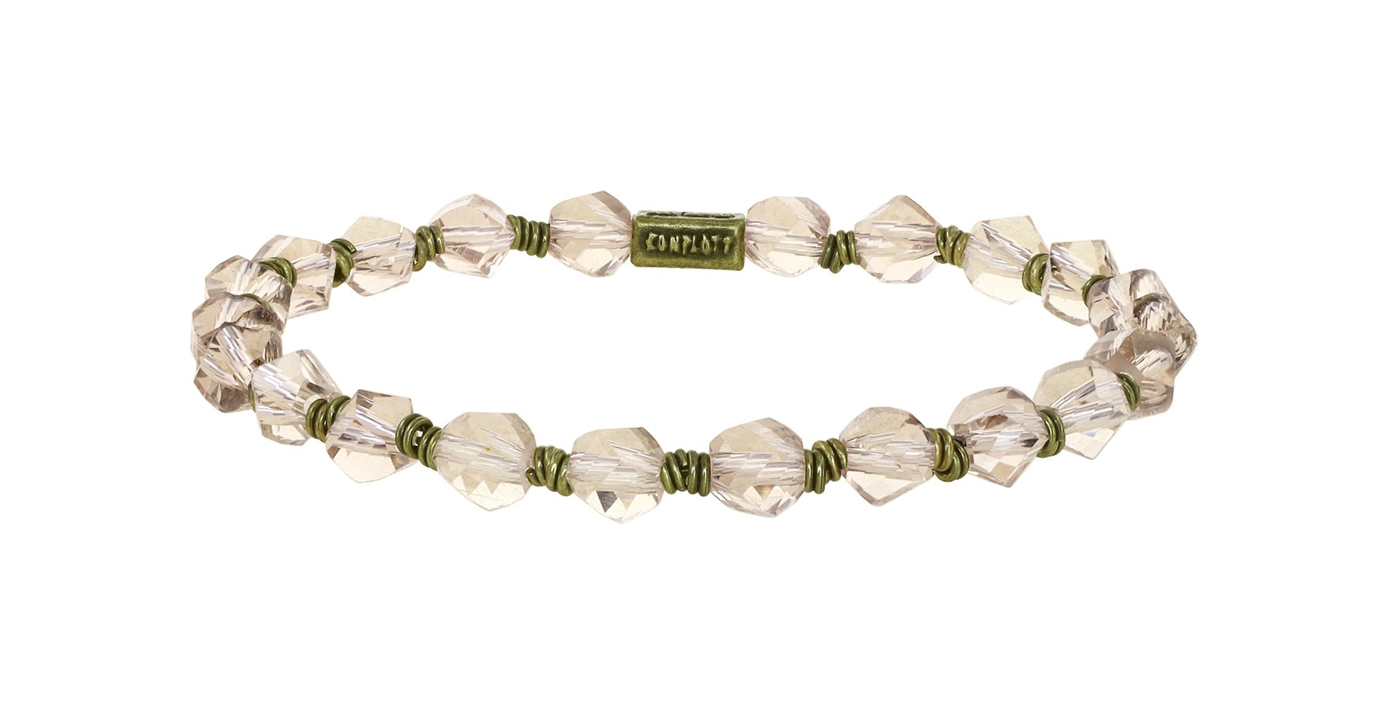 image for Bracelet Elastic Petit Glamour d´Afrique Beige  