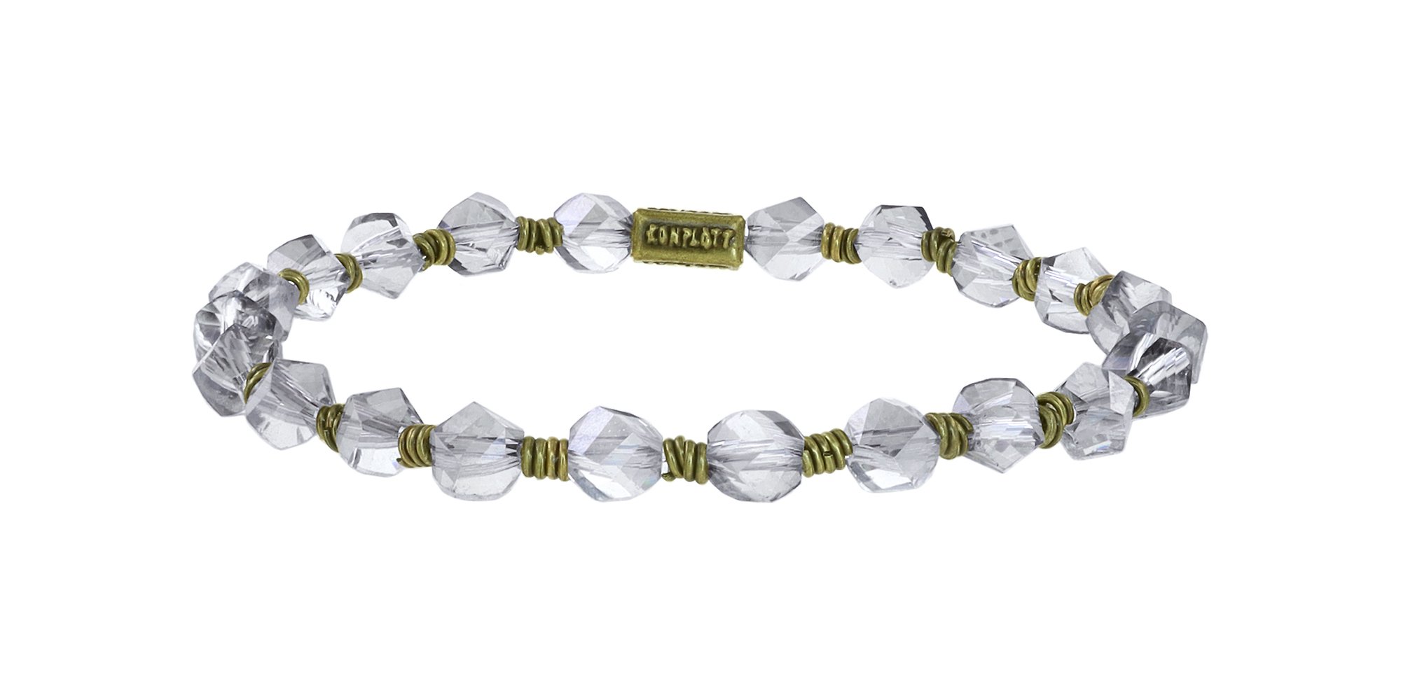 Bild für Armband elastisch Petit Glamour d´Afrique Grau  