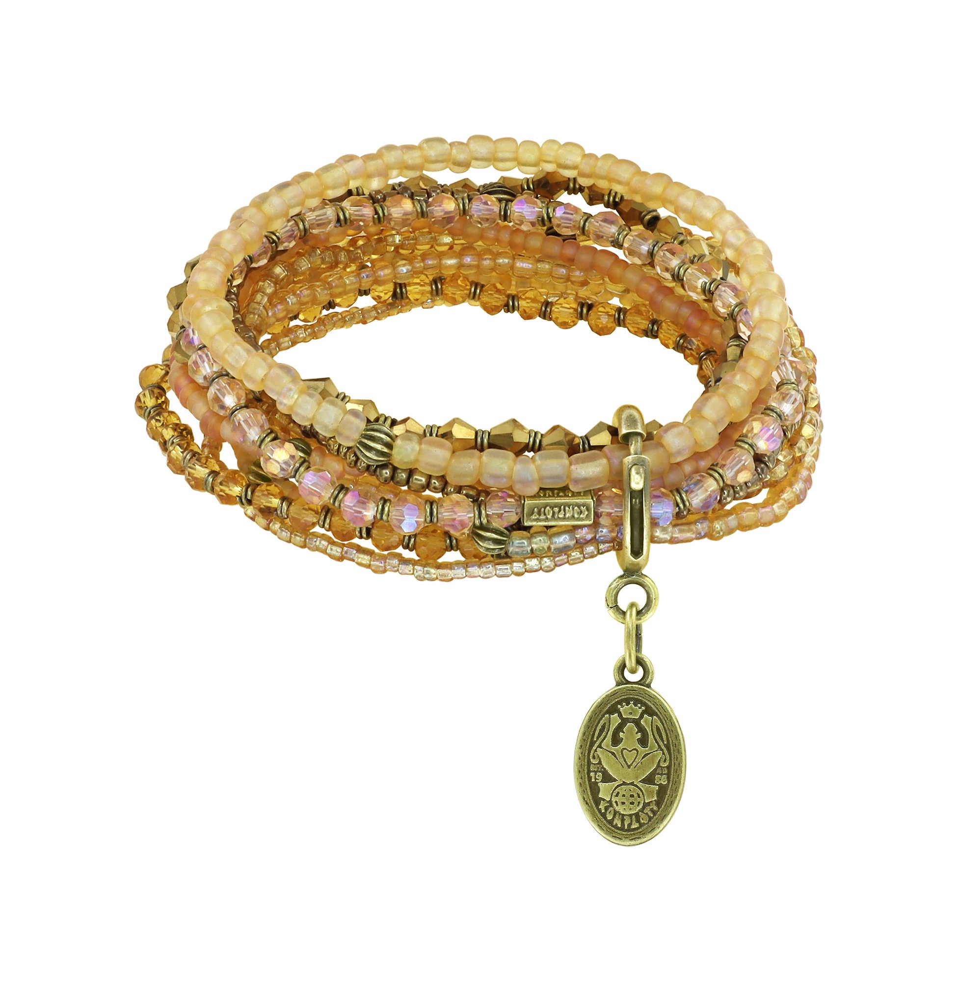 image for Bracelet elastic Petit Glamour d´Afrique Brown  