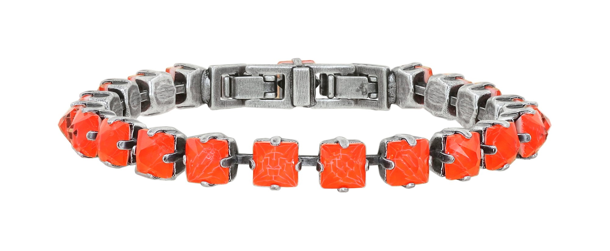 Bild für Armband Punk Classics Rot / Orange  Größe S
