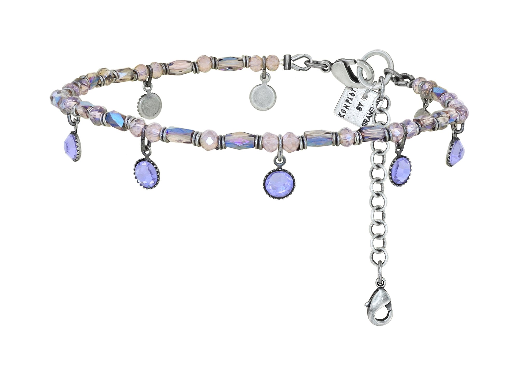image for Anklet Petit Glamour d´Afrique Lila violet 