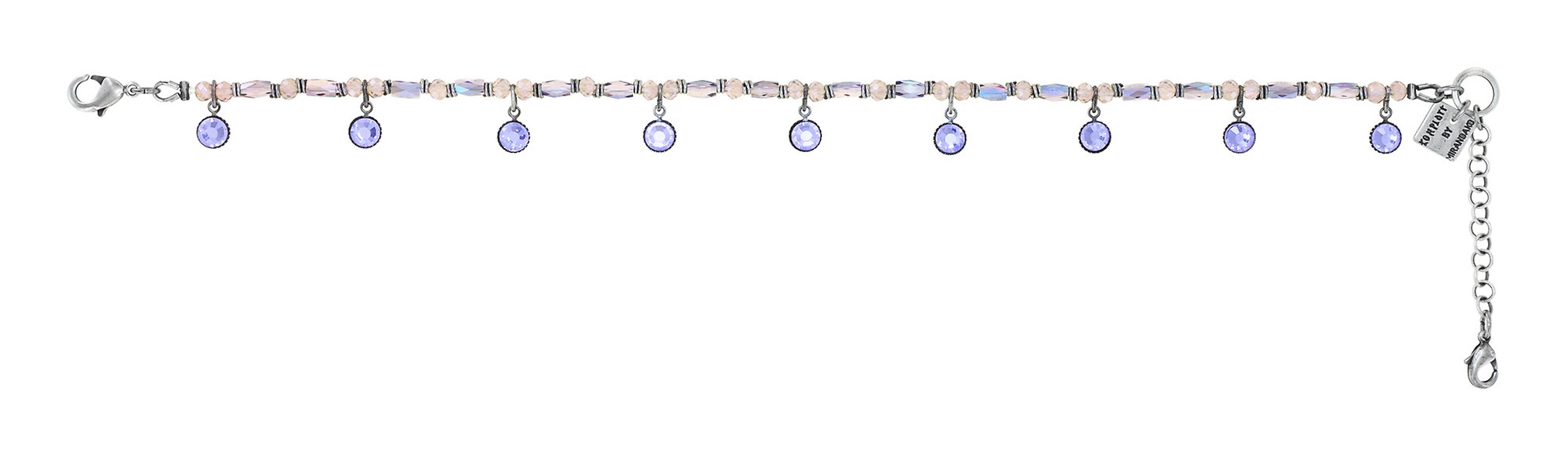 image for Anklet Petit Glamour d´Afrique Lila violet 