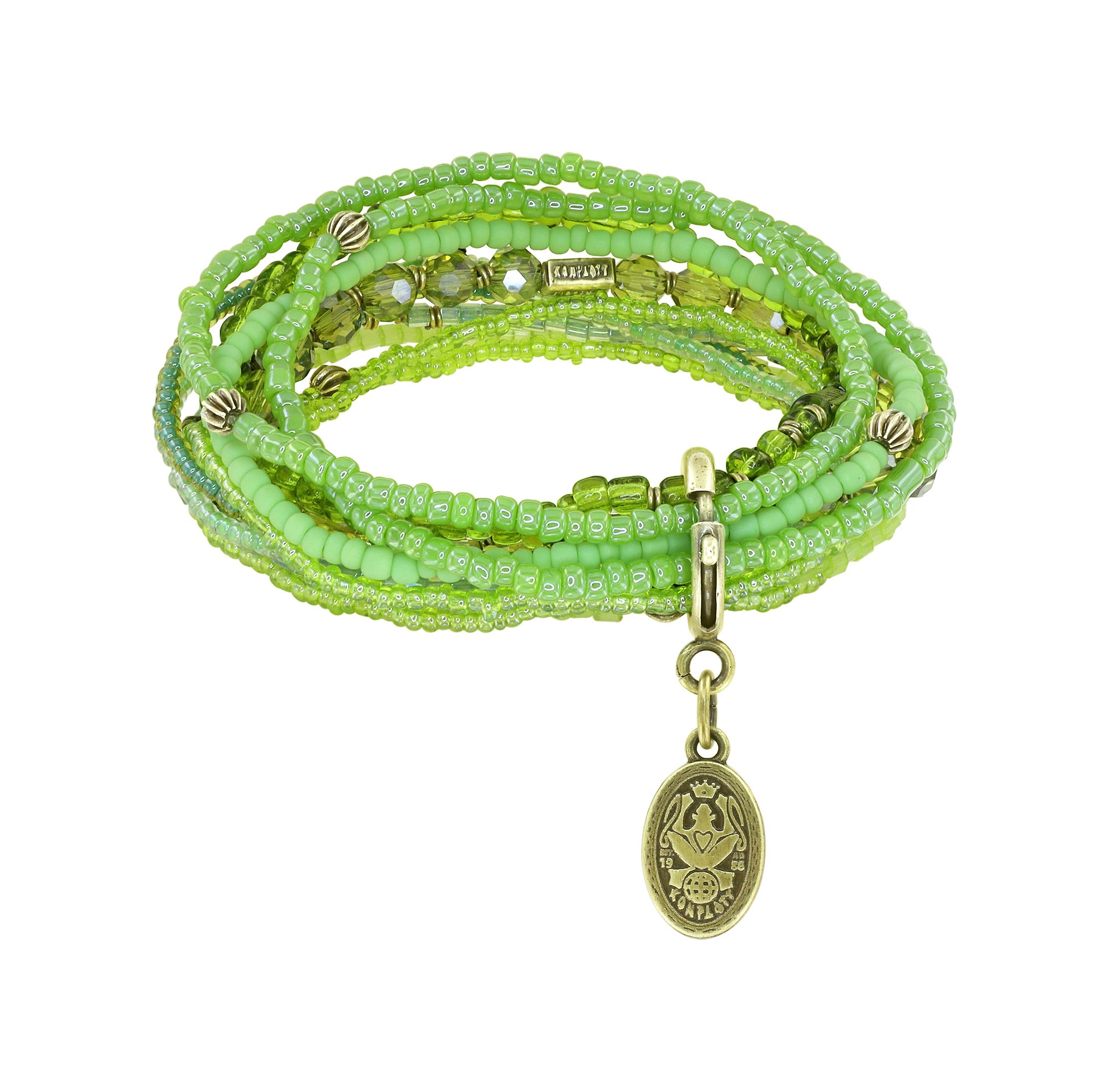 Bild für Armband elastisch Petit Glamour d´Afrique Grün  