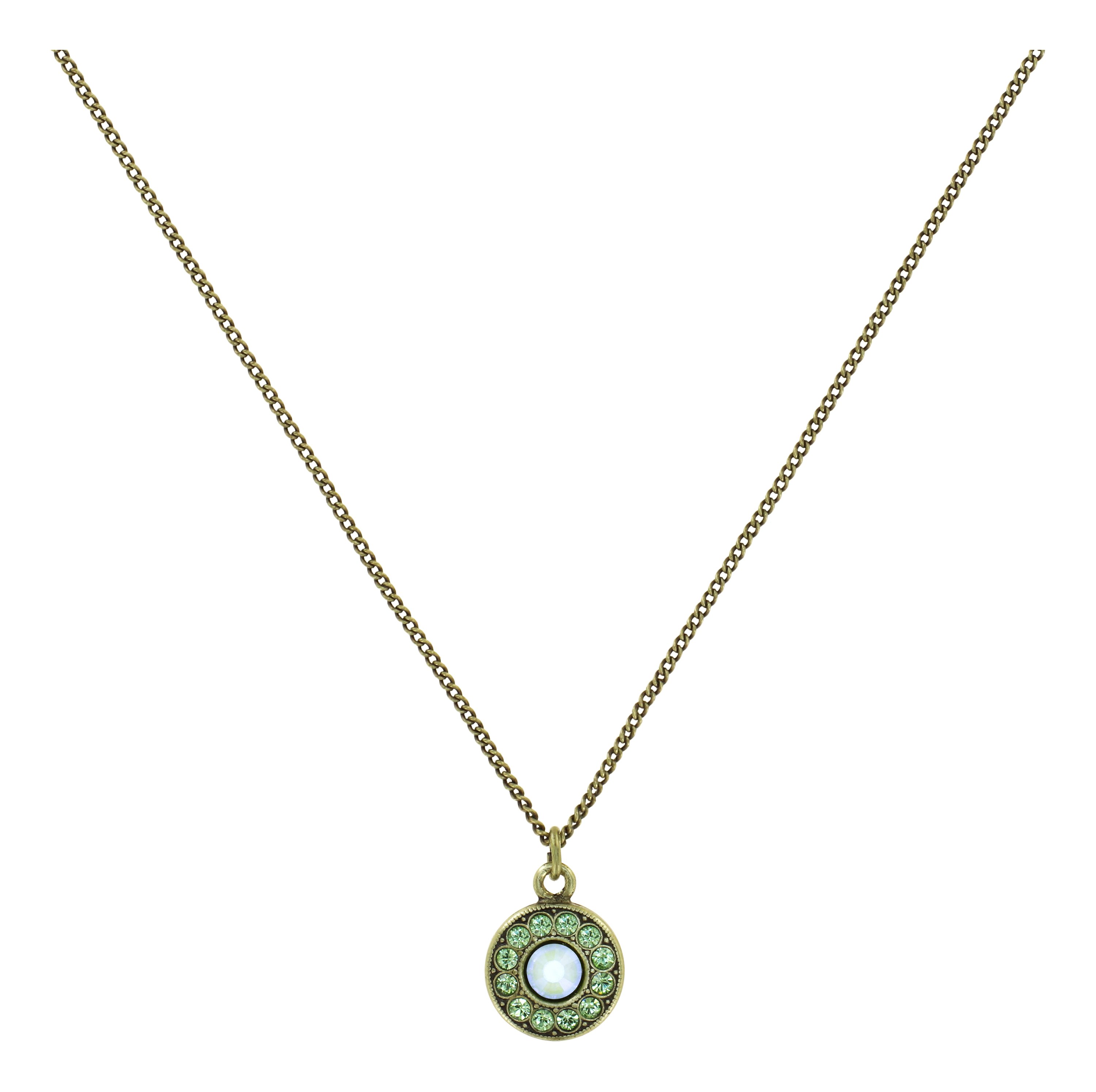 image for Necklace Pendant Spell on You Green  