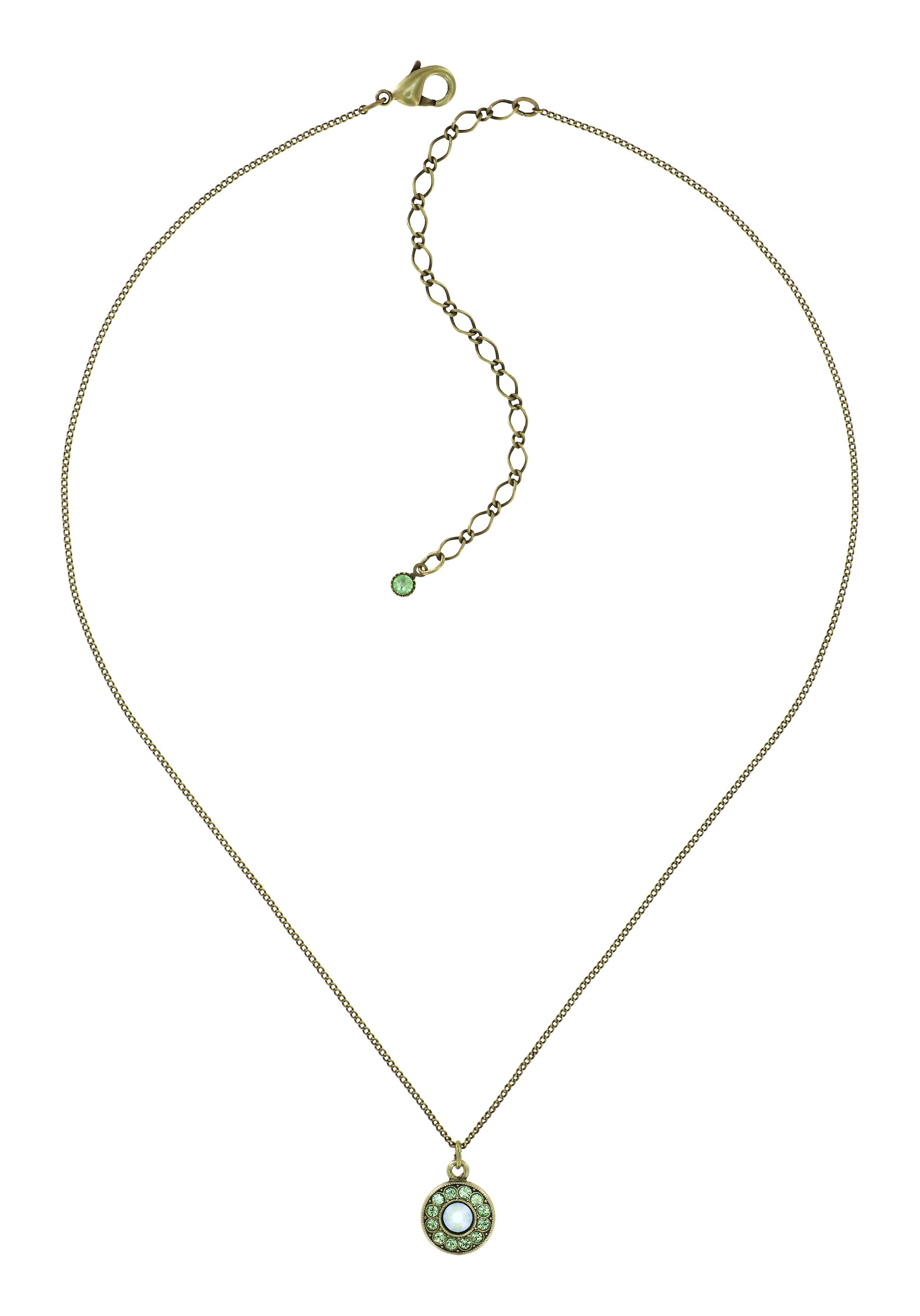 image for Necklace Pendant Spell on You Green  