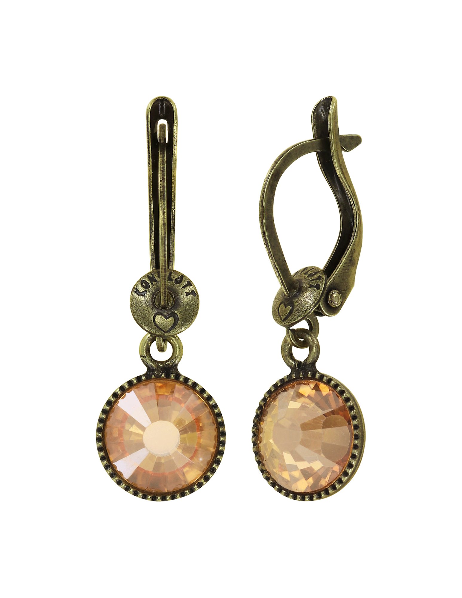 KONPLOTT / Earring dangling Black Jack beige