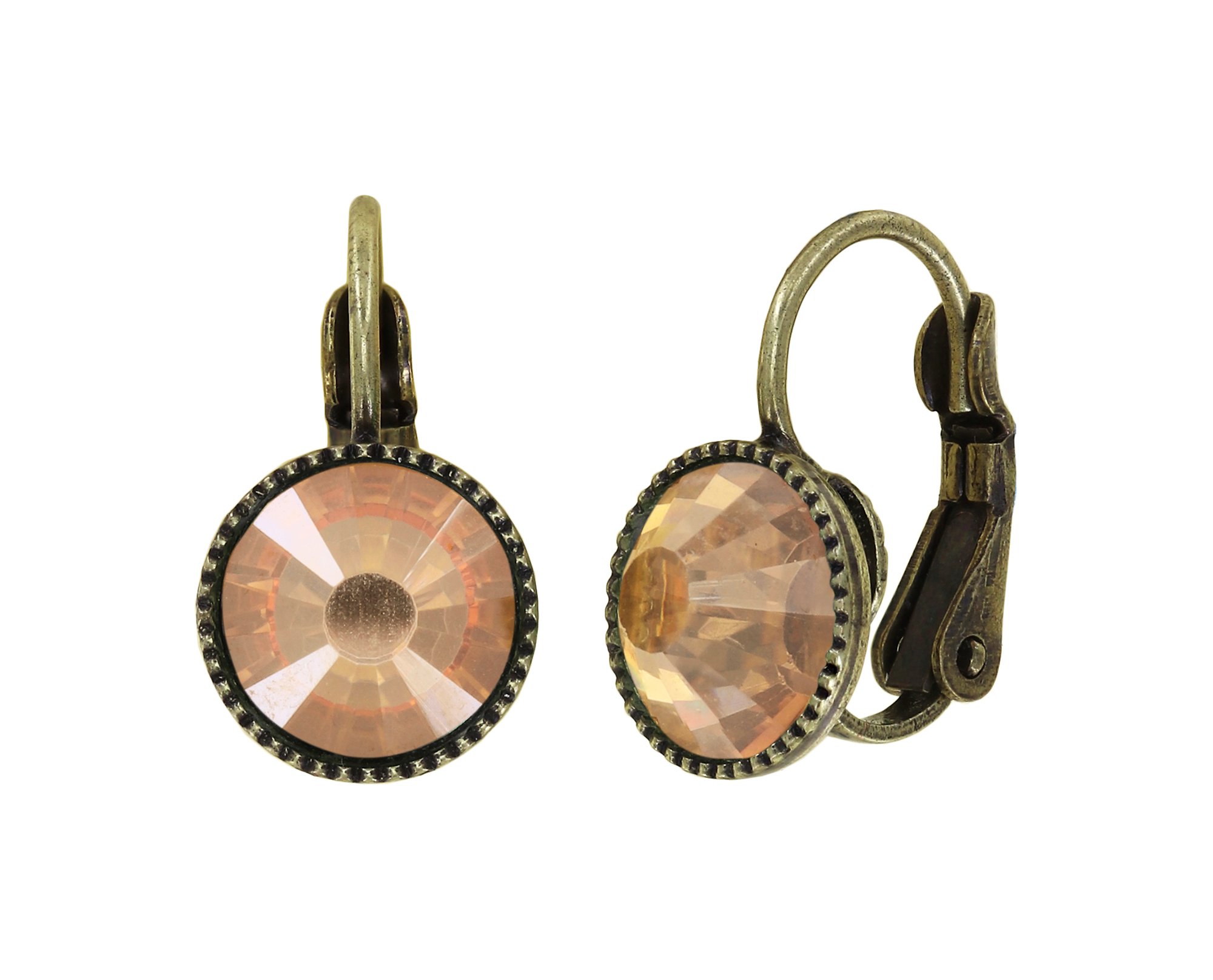 image pour Boucles d'oreilles Eurowire Black Jack Beige  