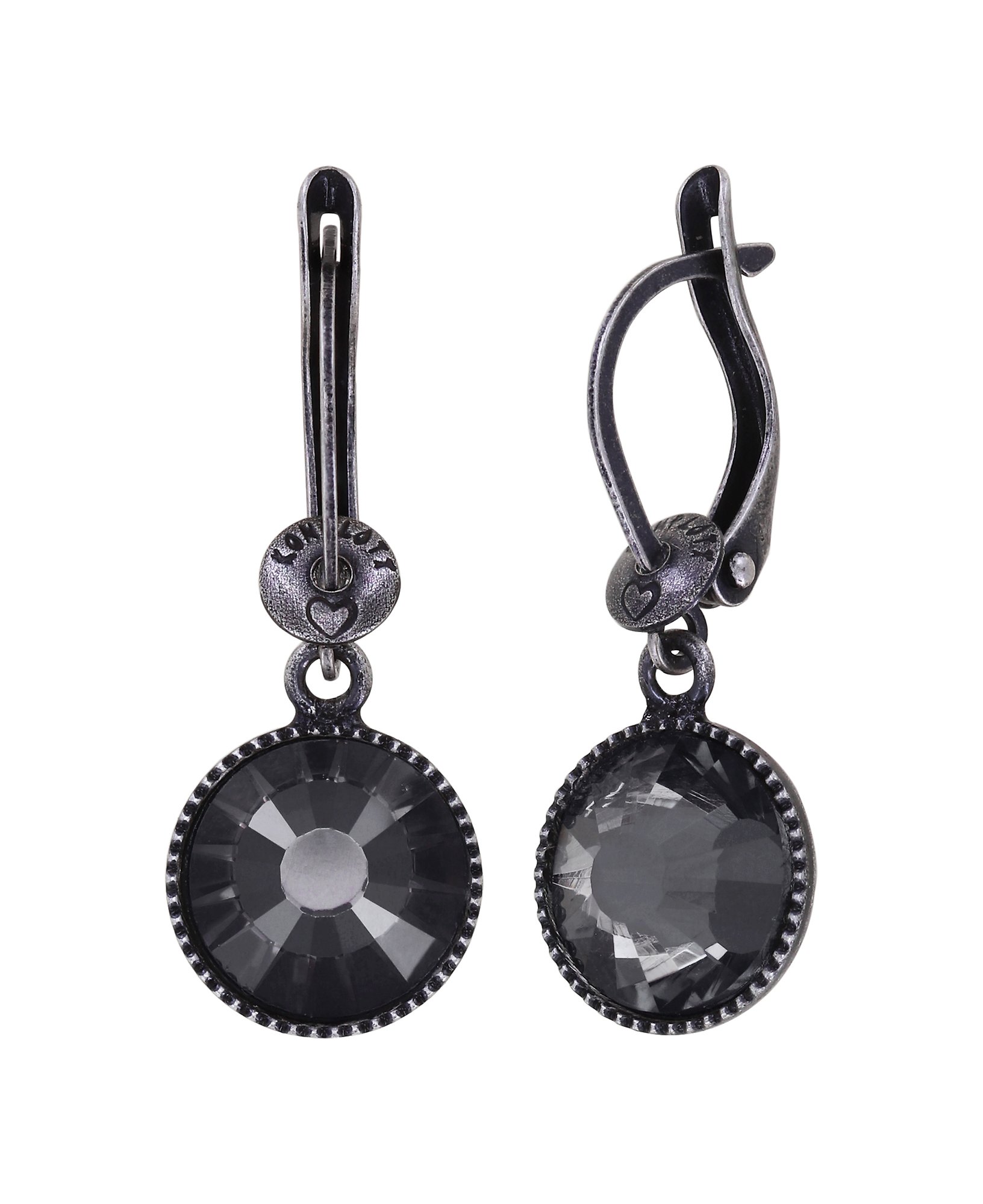 image for Earring Dangling Black Jack Black  
