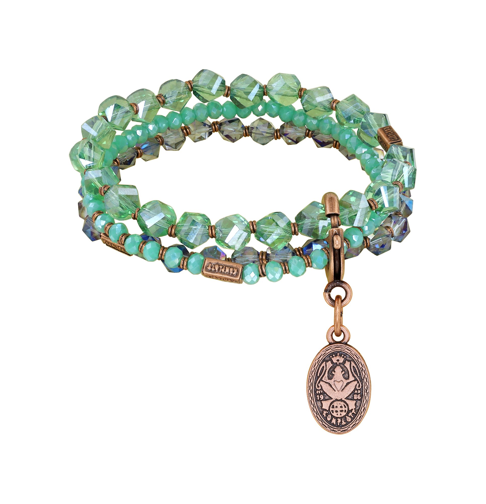 image pour Bracelet élastique Petit Glamour d´Afrique Vert  