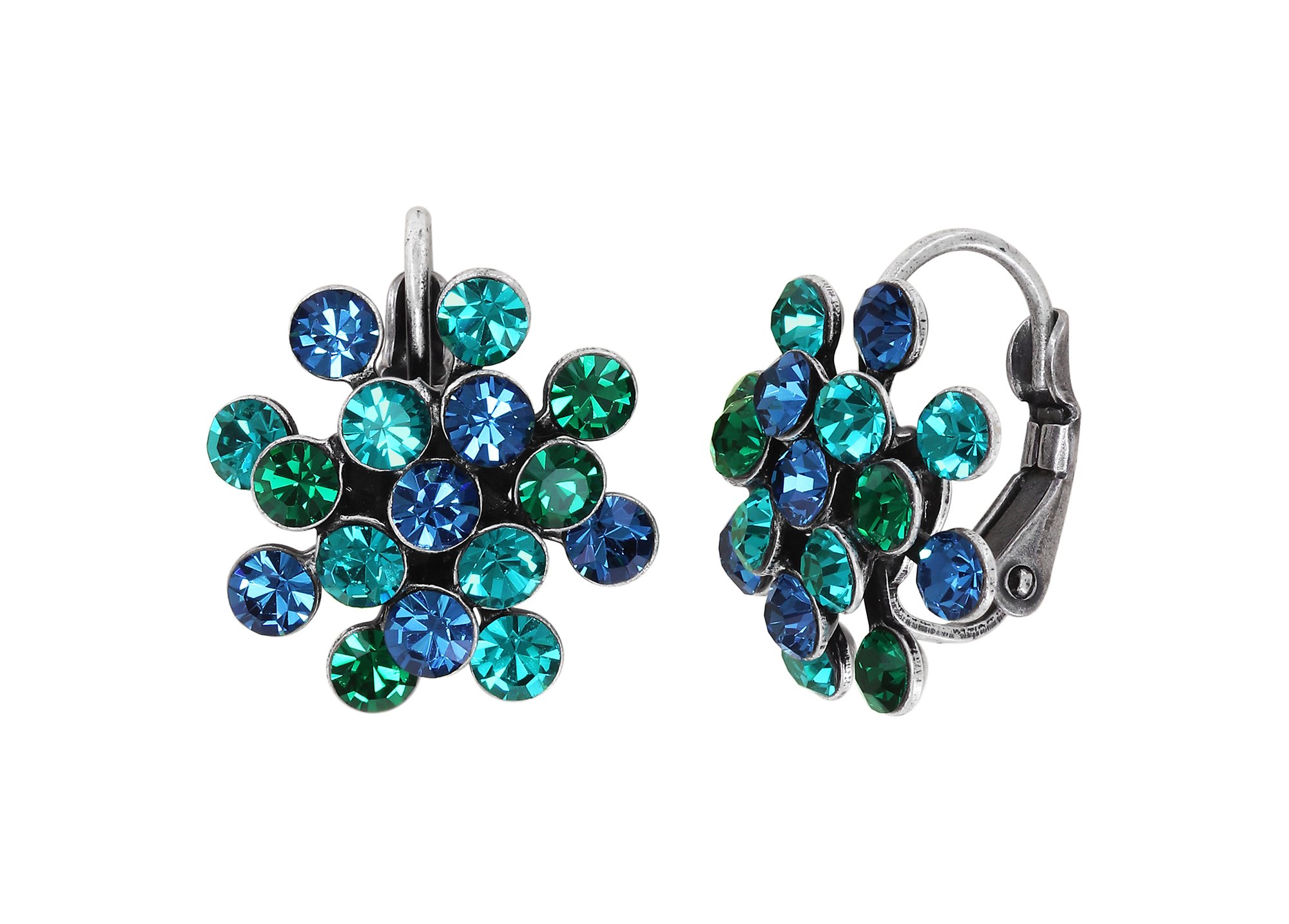 image for Earring Eurowire Magic Fireball Blue / Green  mini