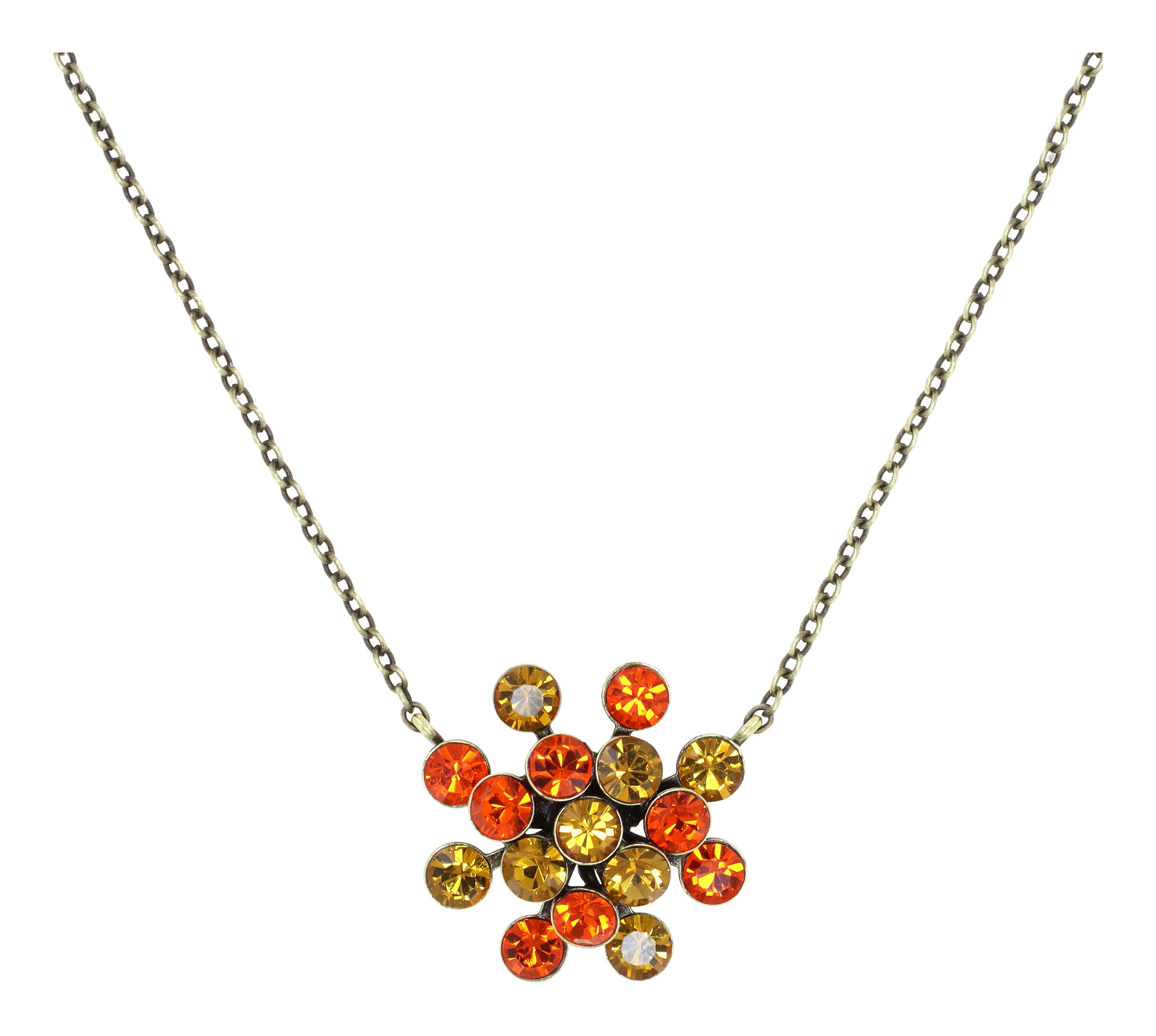 image for Necklace Pendant Magic Fireball Orange / Yellow  Classic Size (21mm Ø)