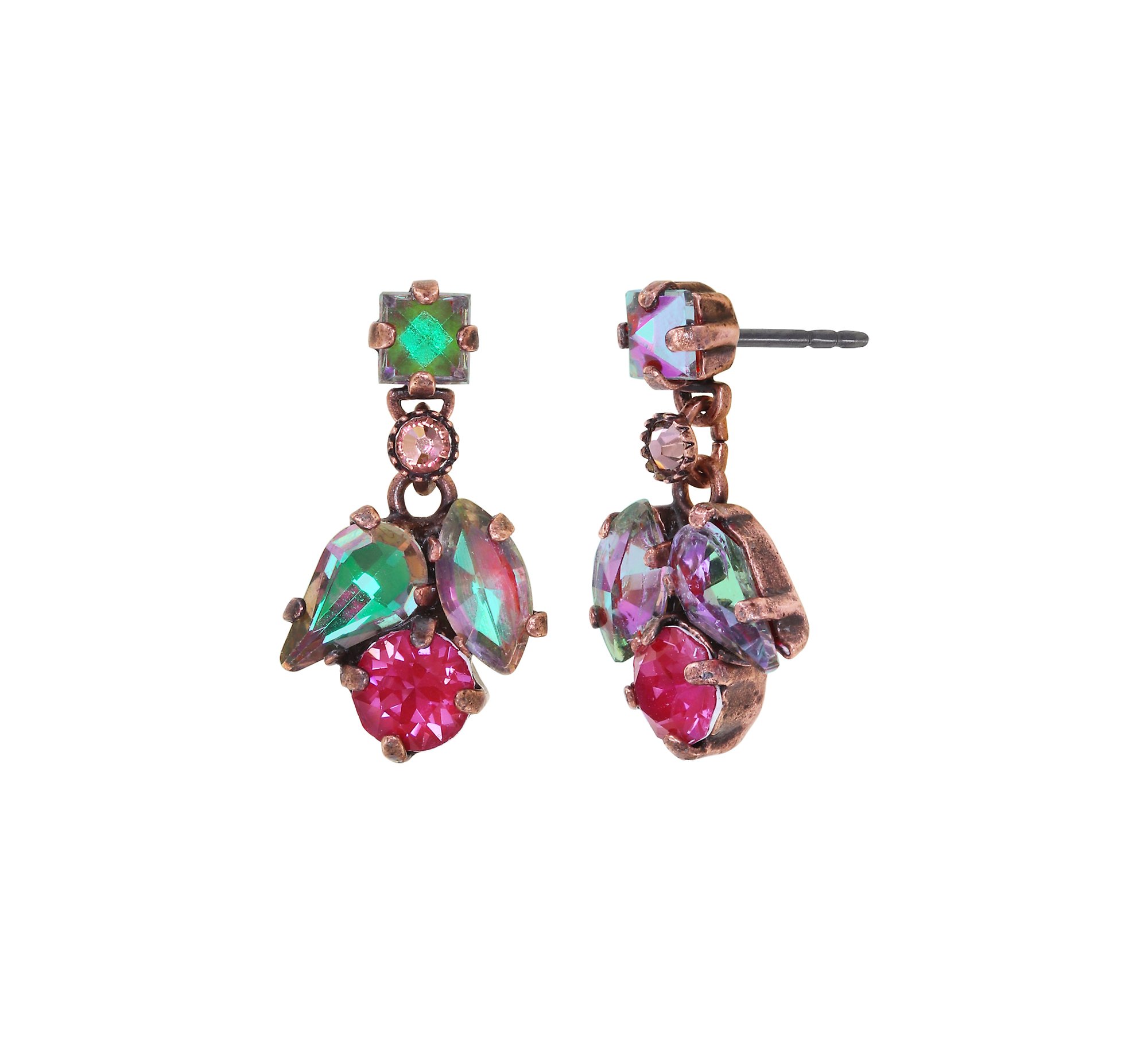 image for Earring Stud Dangling Ballroom Coralline  