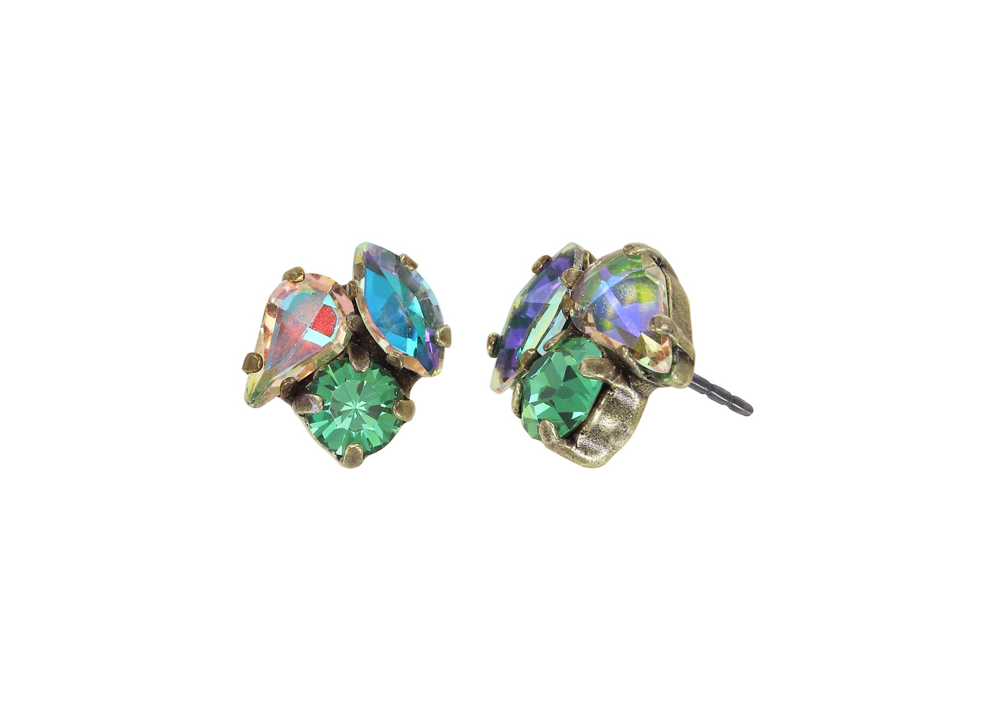 image for Earring Stud Ballroom Green  