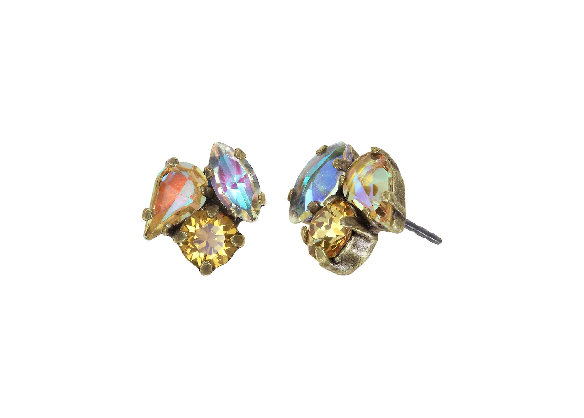 image for Earring Stud Ballroom Yellow  