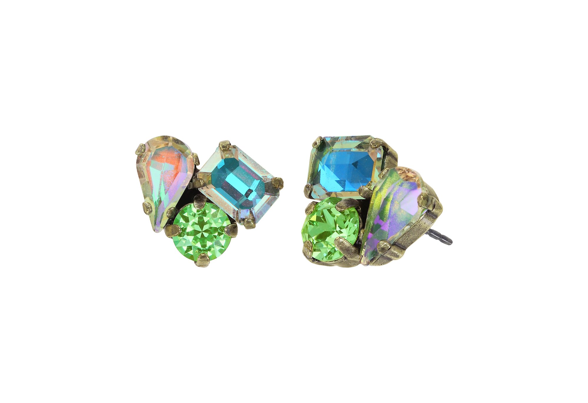 image for Earring Stud Ballroom Green  