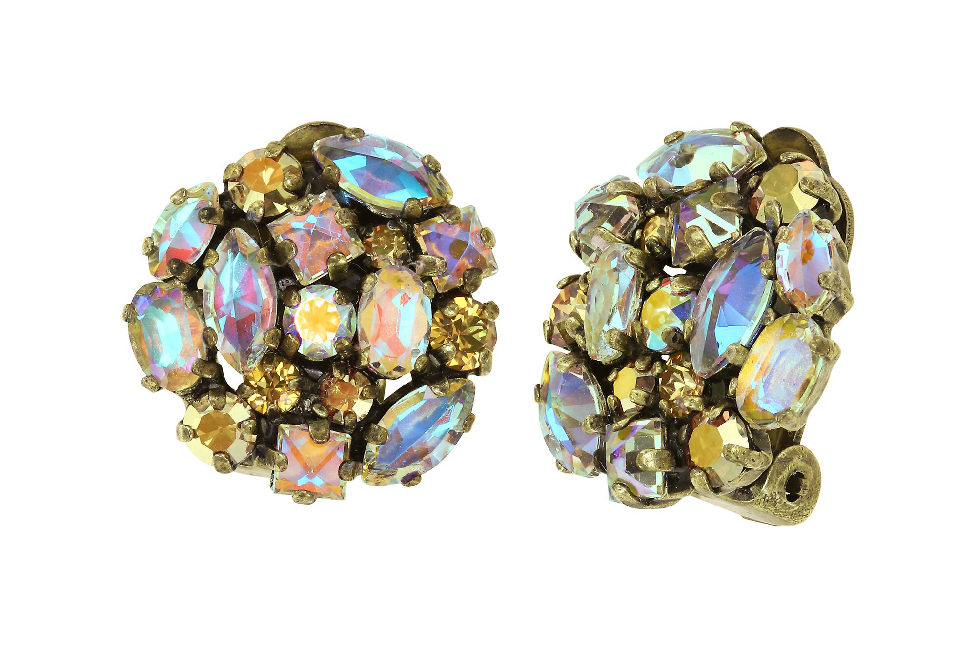 image pour Boucles d'oreilles Clip Ballroom Jaune  size S