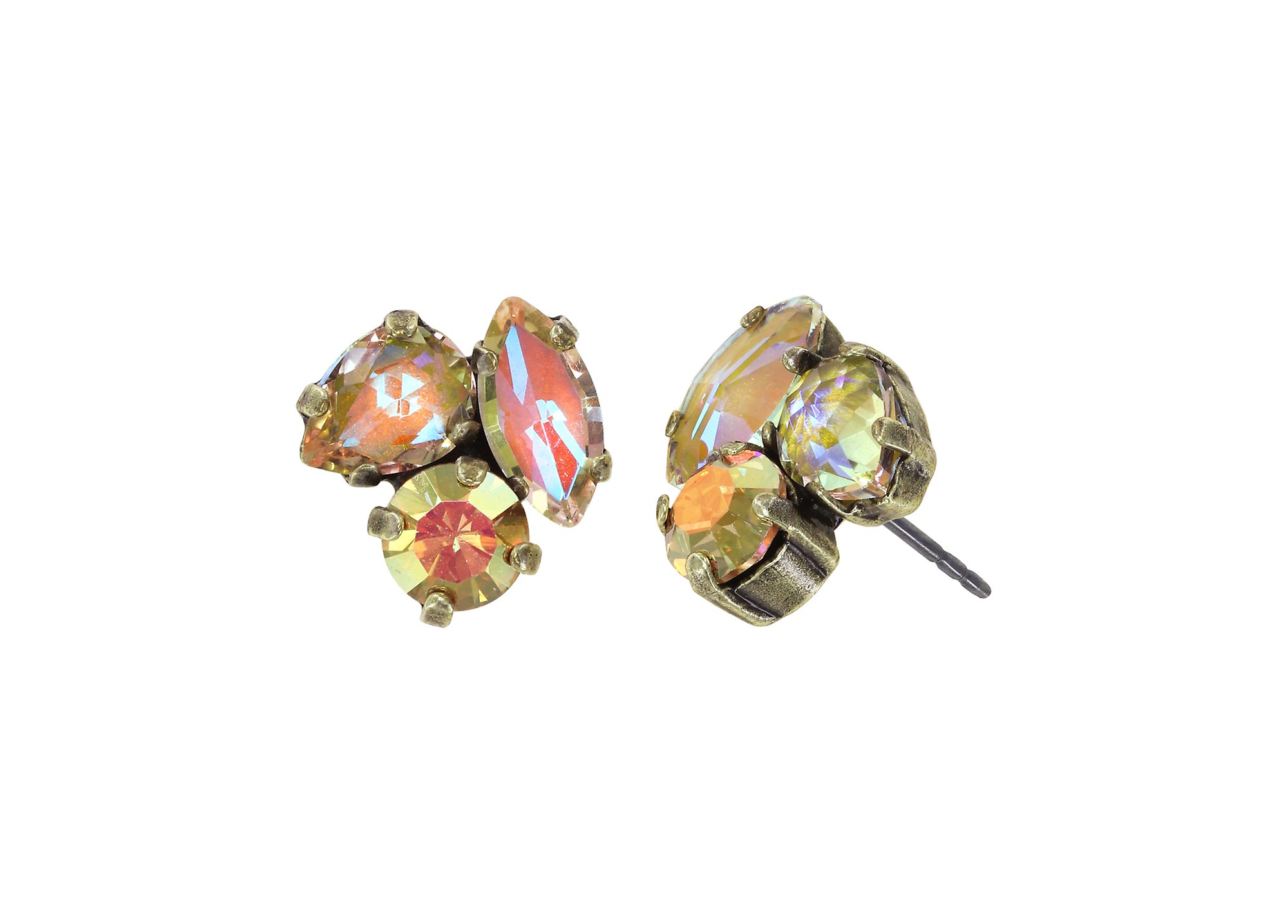 image for Earring Stud Ballroom Yellow  